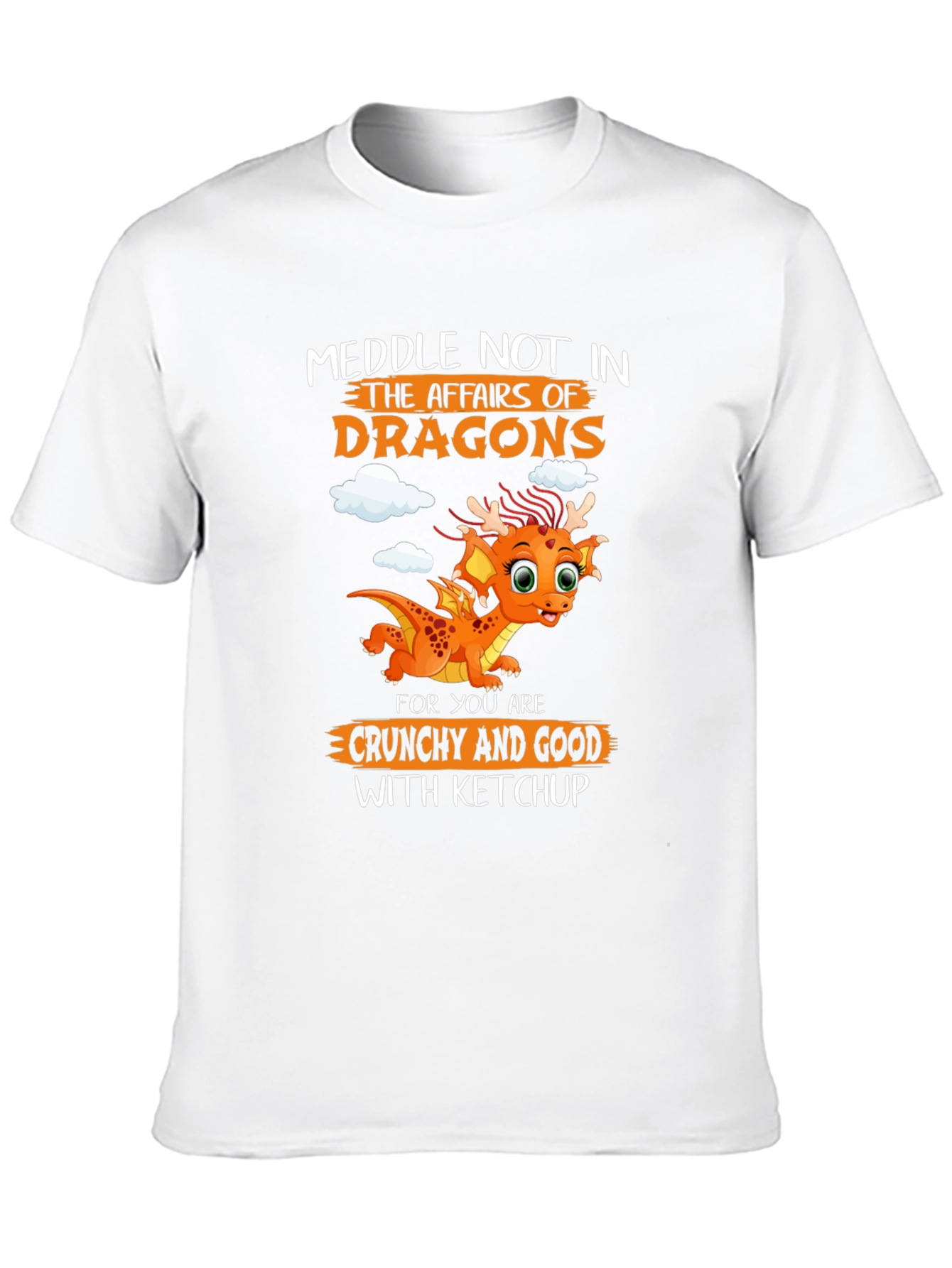 Black Dragon T-Shirt: Meddle Not in the Affairs of Dragons view 10