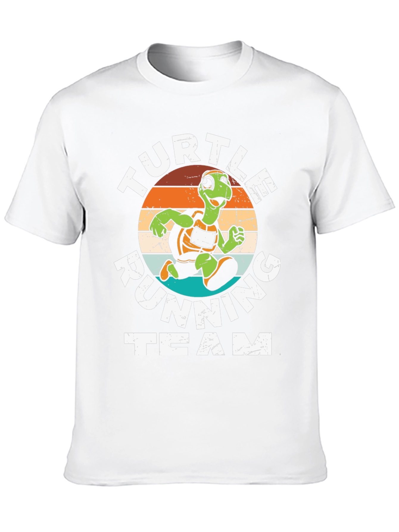 Black Turtle Running Team Graphic Tee - Black Cotton Blend view 10