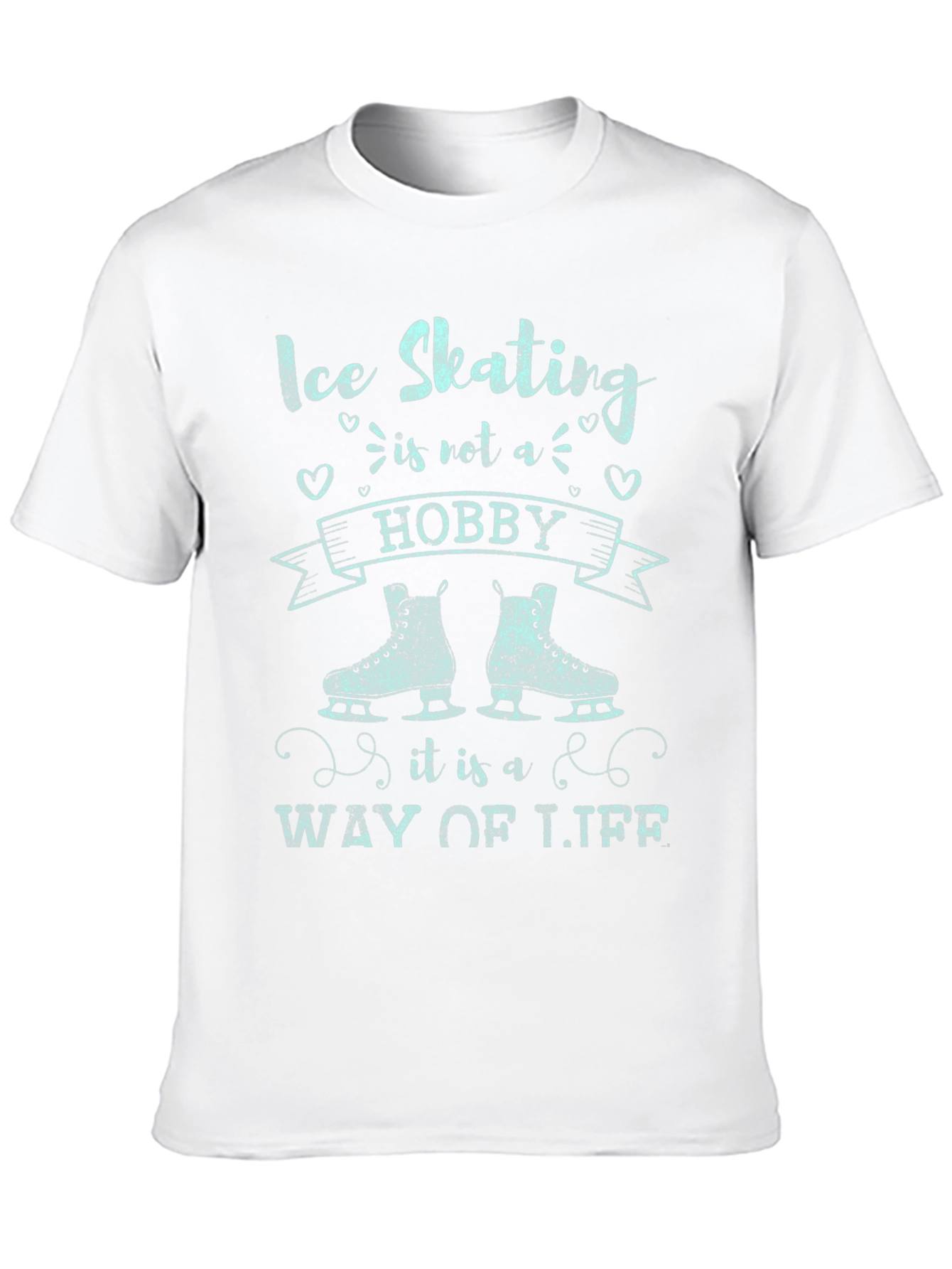 Black Ice Skating is Not a Hobby Tee view 10