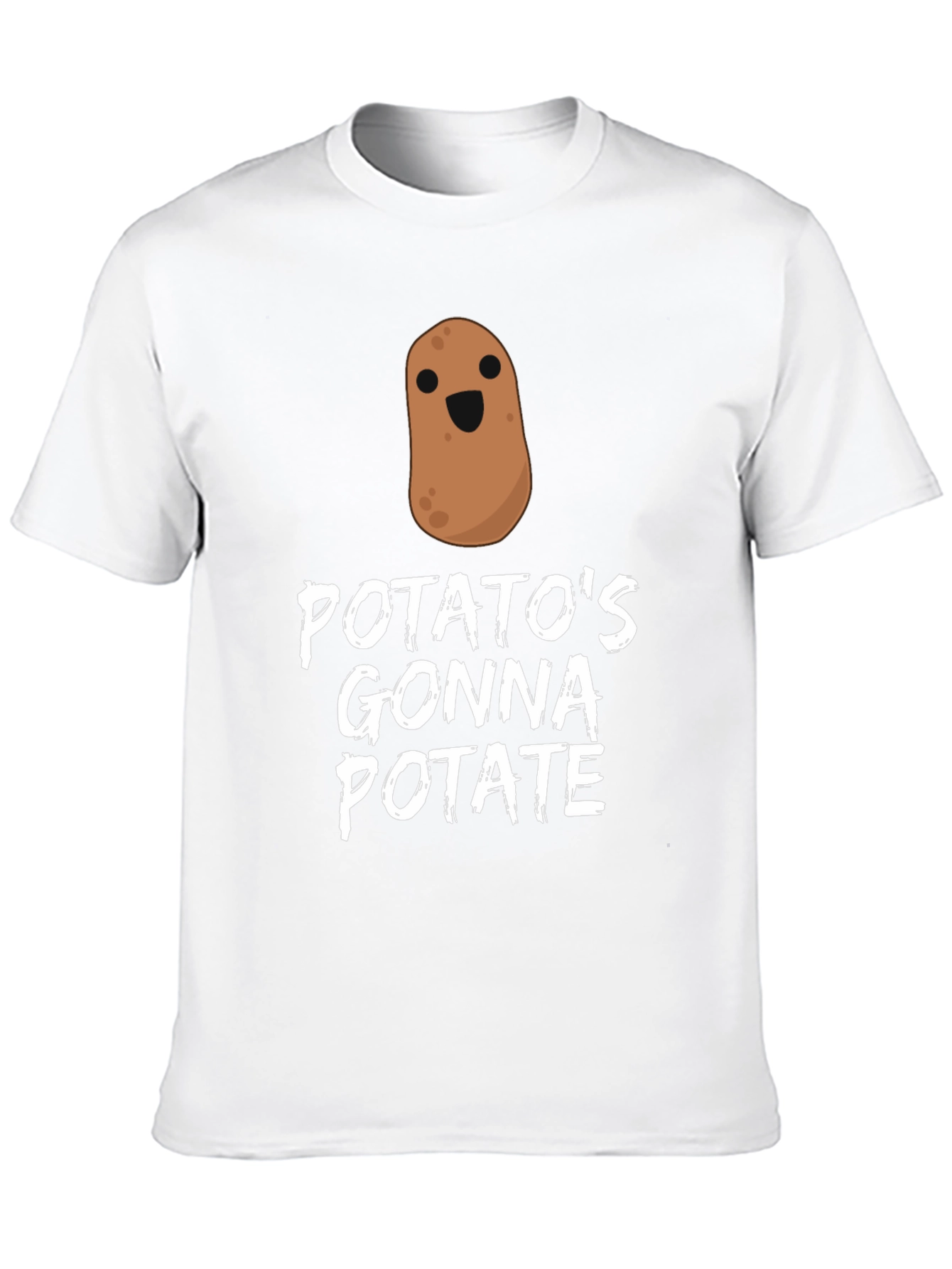 Black Potato Gonna Potate Funny Graphic Tee view 10