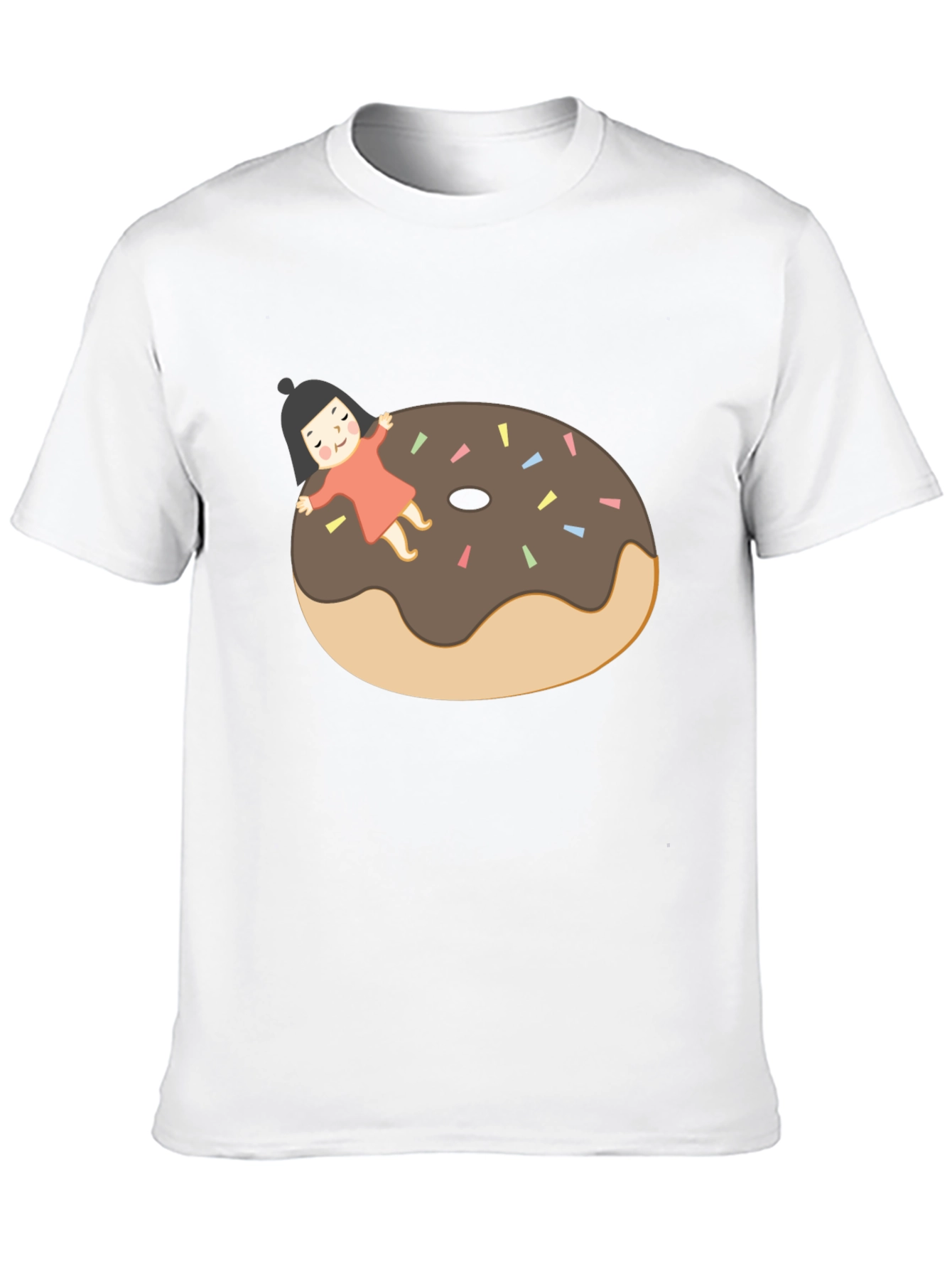 Black Donut Dream T-Shirt - Relaxed Fit Graphic Tee view 10