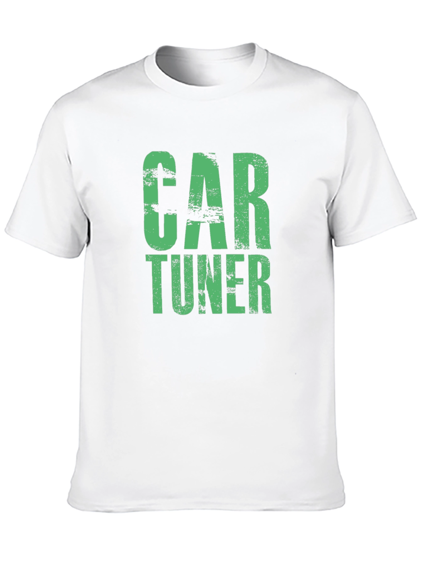 Black Car Tuner Distressed Graphic Tee - Black Cotton Blend view 10