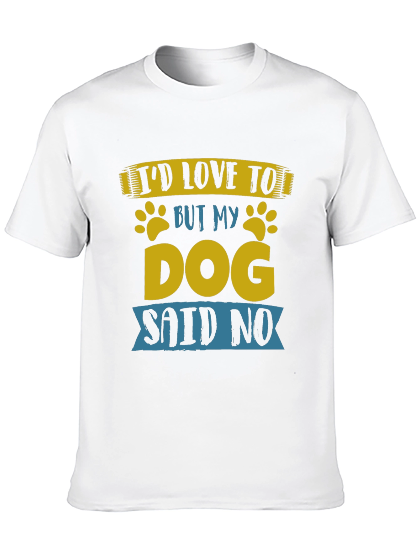 Black Funny Dog Lover T-Shirt - My Dog Said No view 10