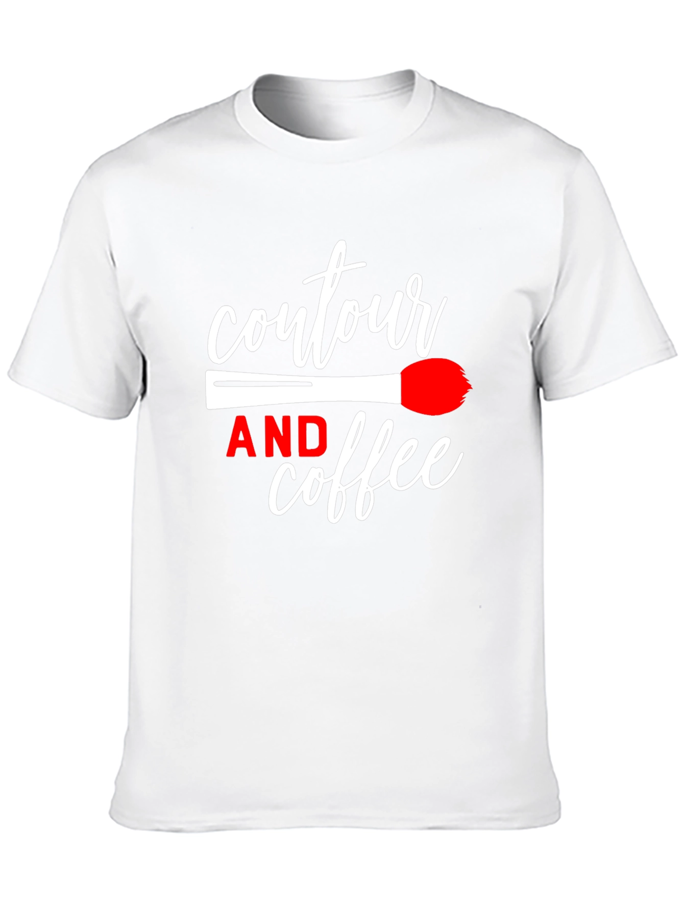 Black Contour & Coffee Graphic Tee - Makeup Lover's Shirt view 10