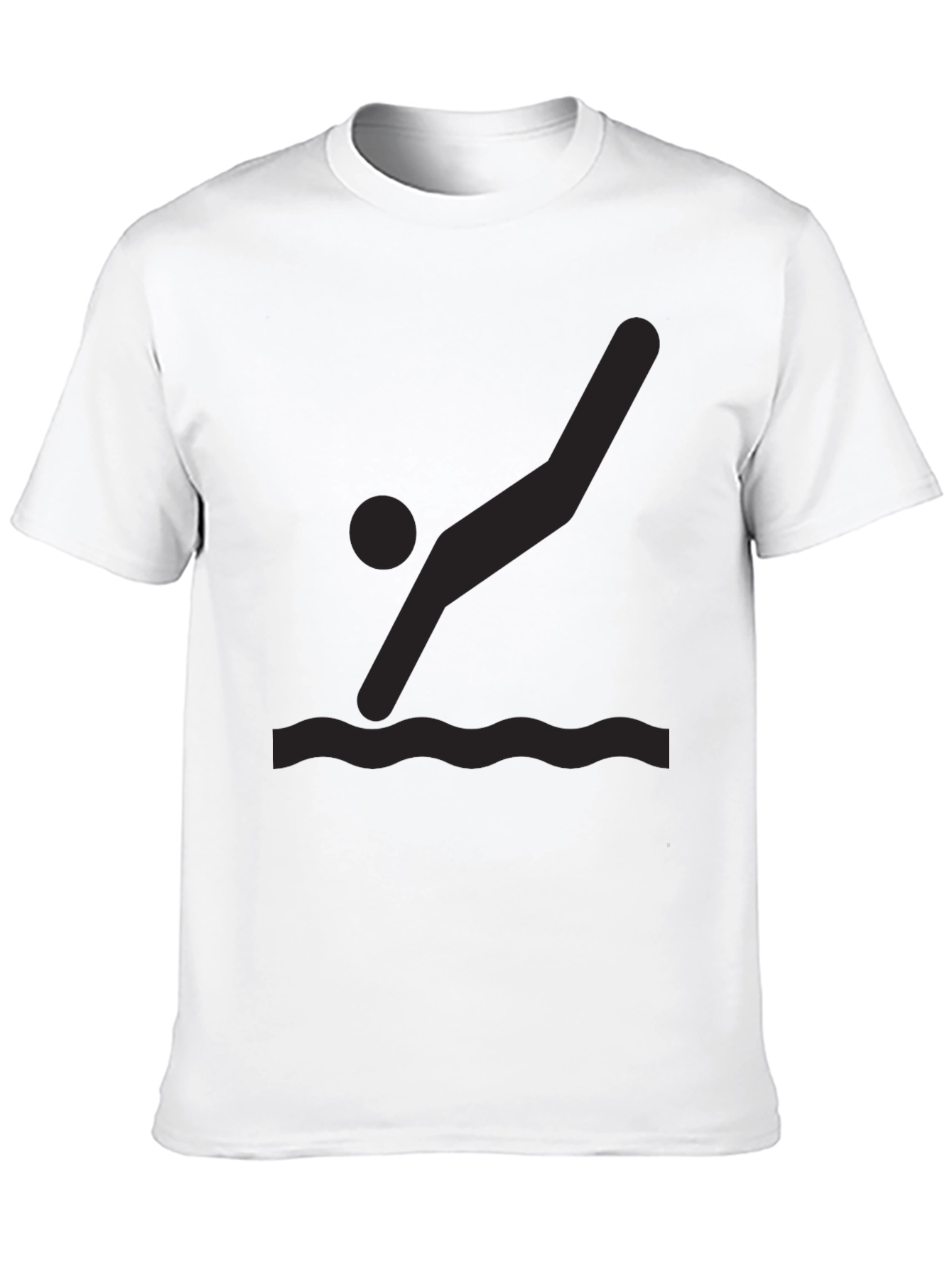 Diver Graphic Tee - Men's Black T-Shirt - 10