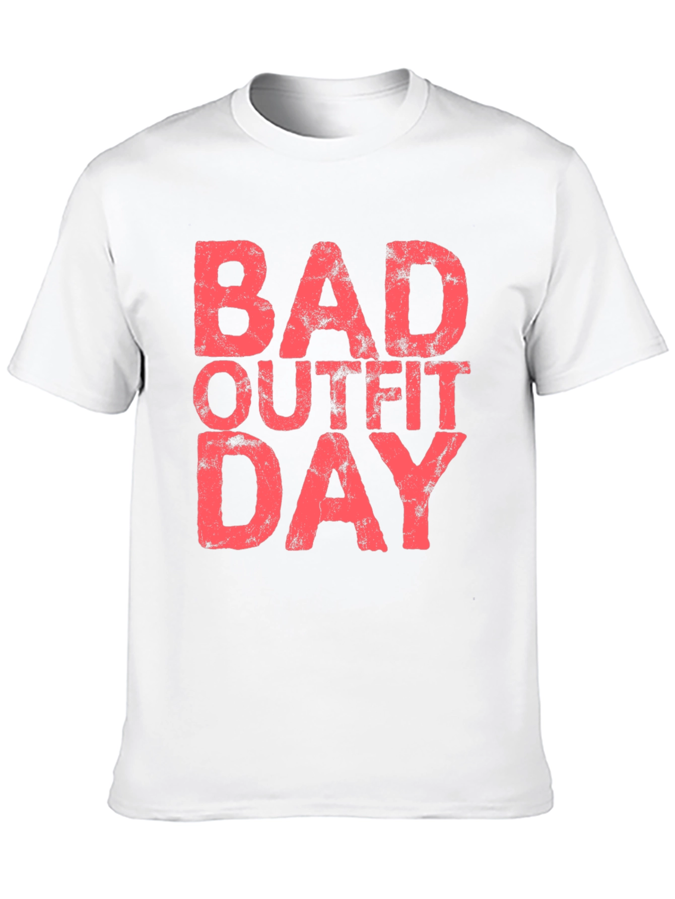 Black Bad Outfit Day T-Shirt - Men's Black Tee view 10