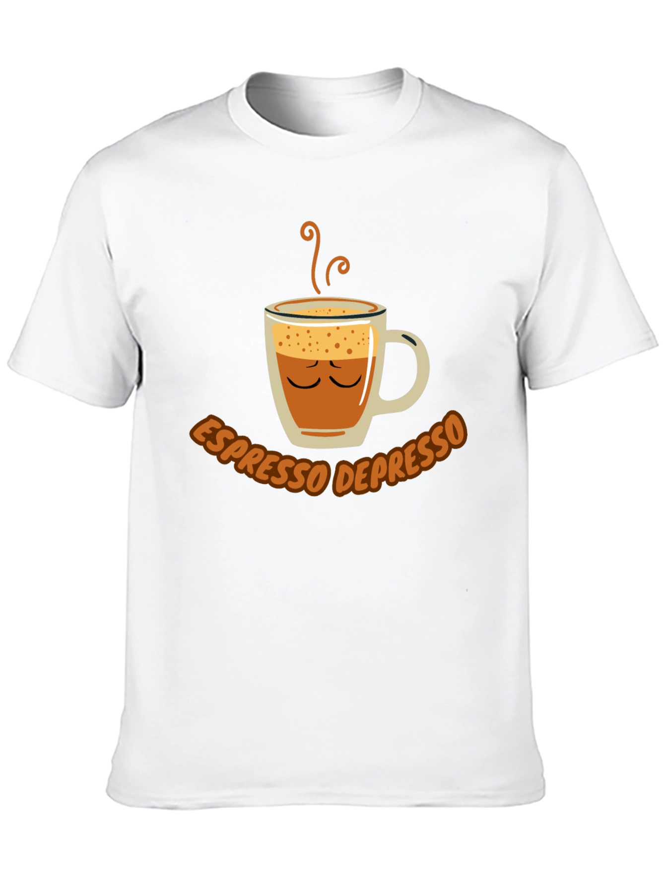 Black Espresso Depresso Funny Coffee T-Shirt view 10