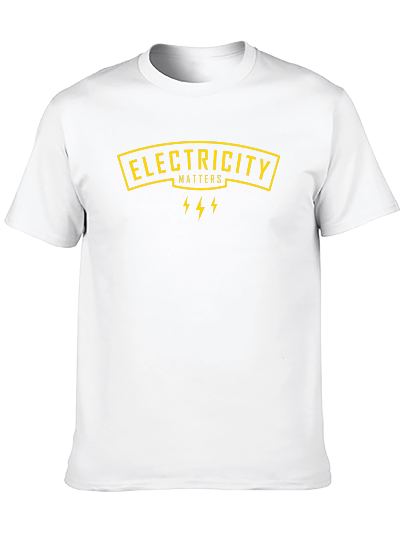 Black Electricity Matters Graphic Tee - Black view 10