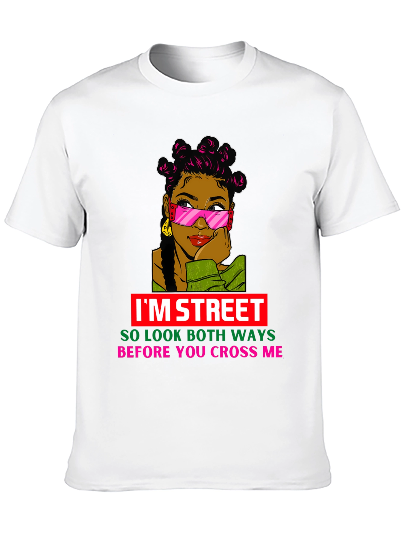 Black I'm Street Graphic Tee view 10