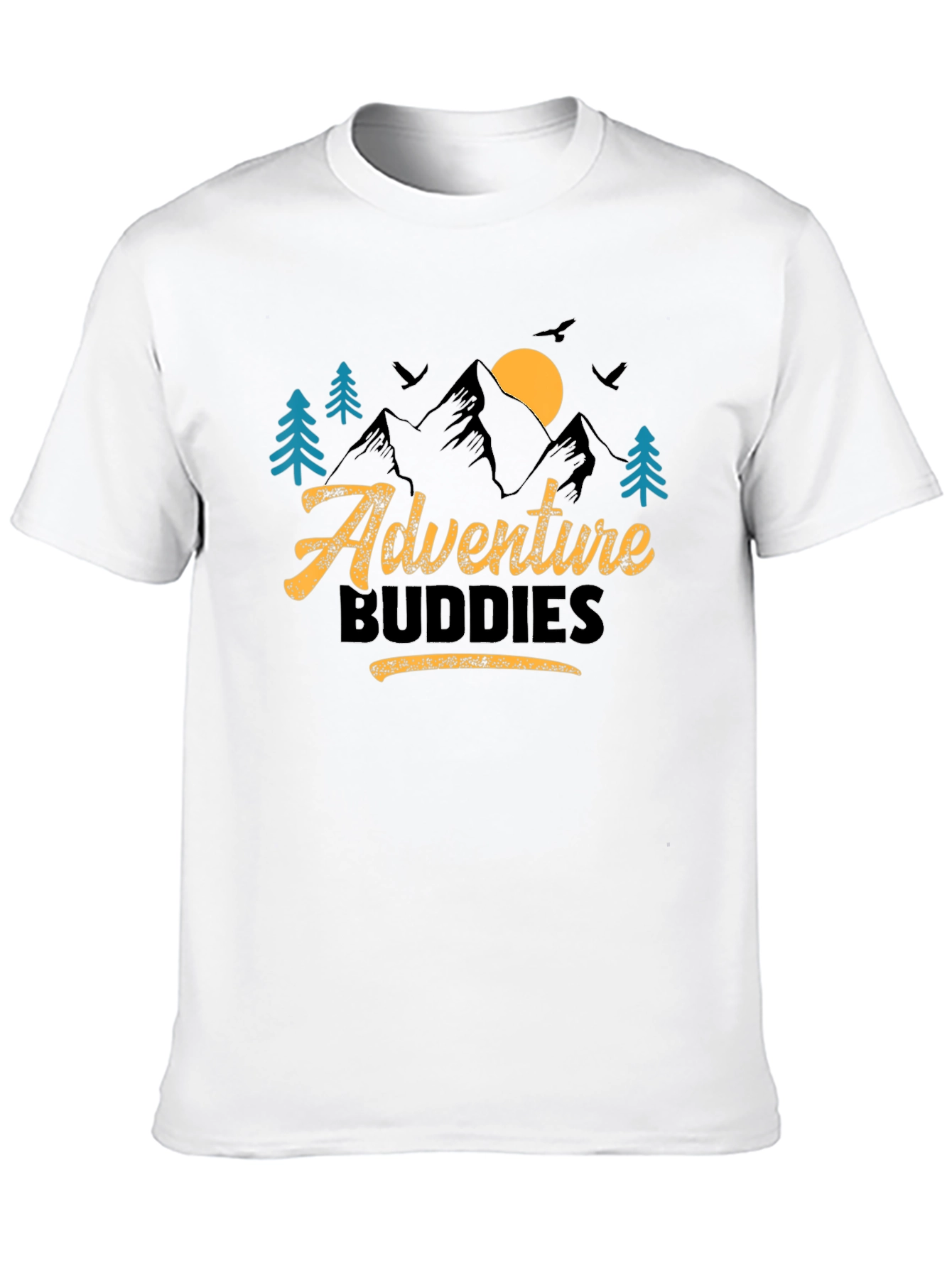 Black Adventure Buddies Graphic T-Shirt view 10