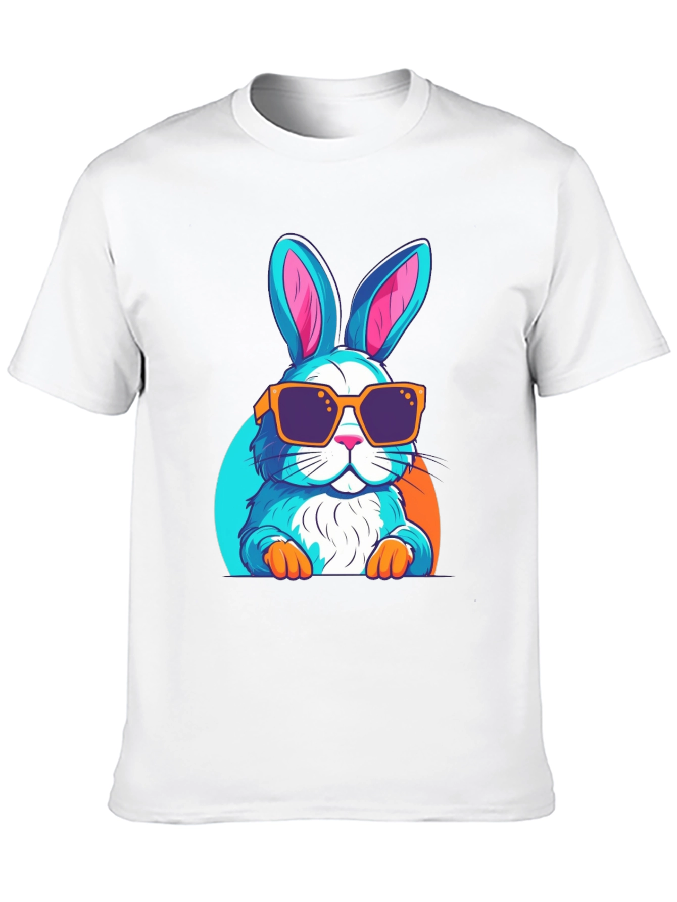 Black Cool Rabbit Graphic T-Shirt view 10