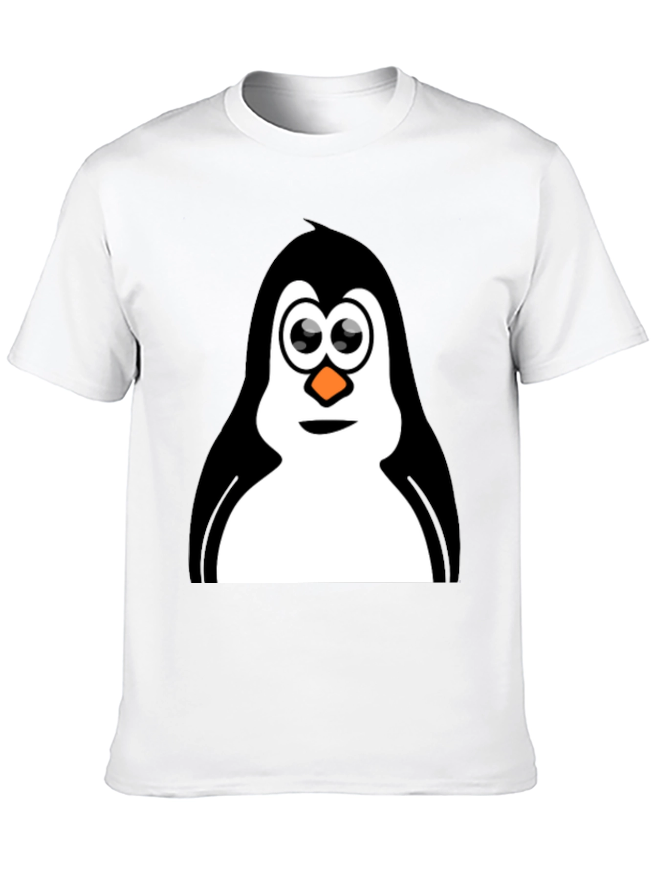 Black Penguin Graphic Tee - Black Cotton T-Shirt view 10