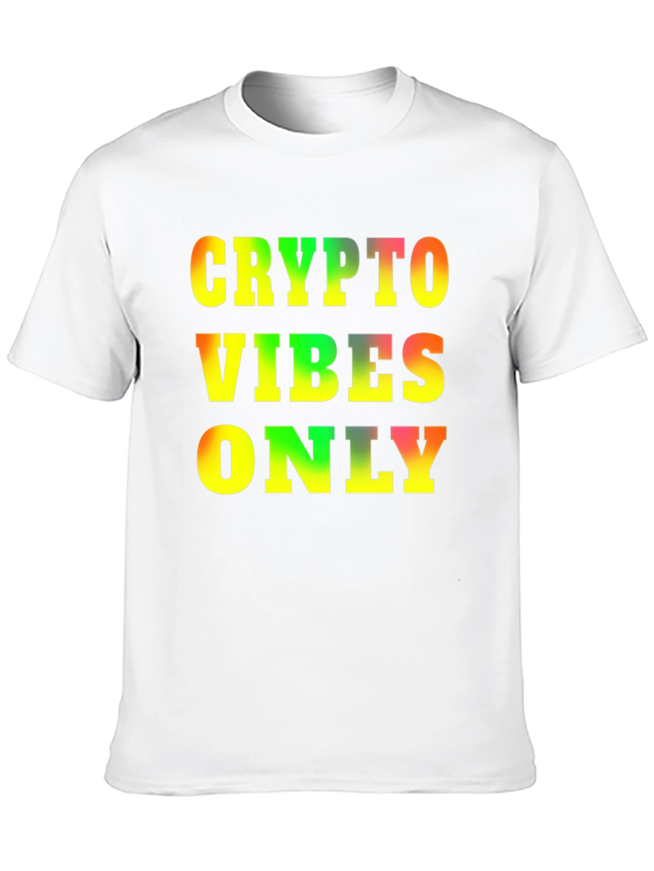 Black Crypto Vibes Only T-Shirt - Bold Graphic Tee view 10