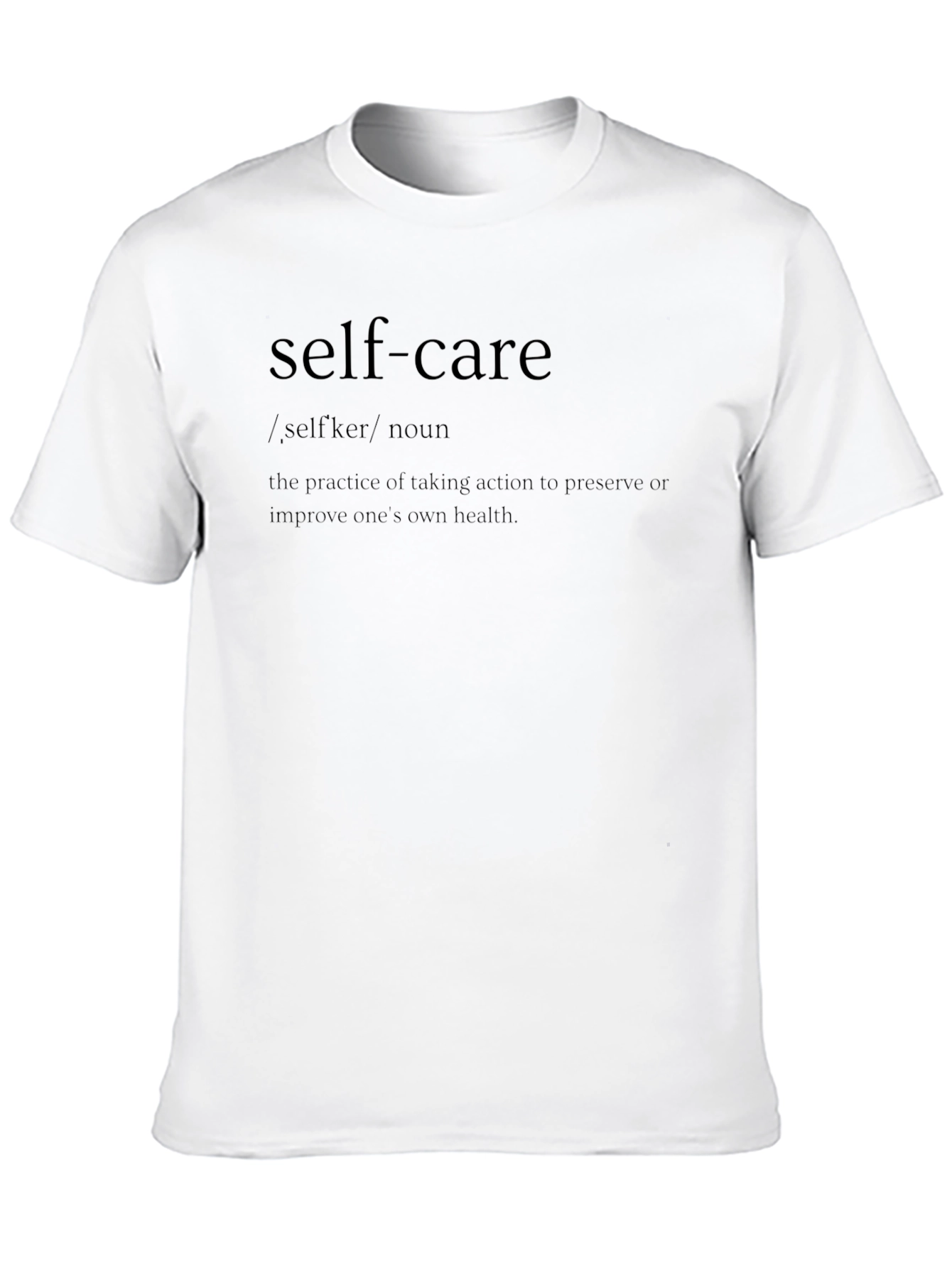 Black Self-Care Definition T-Shirt view 10
