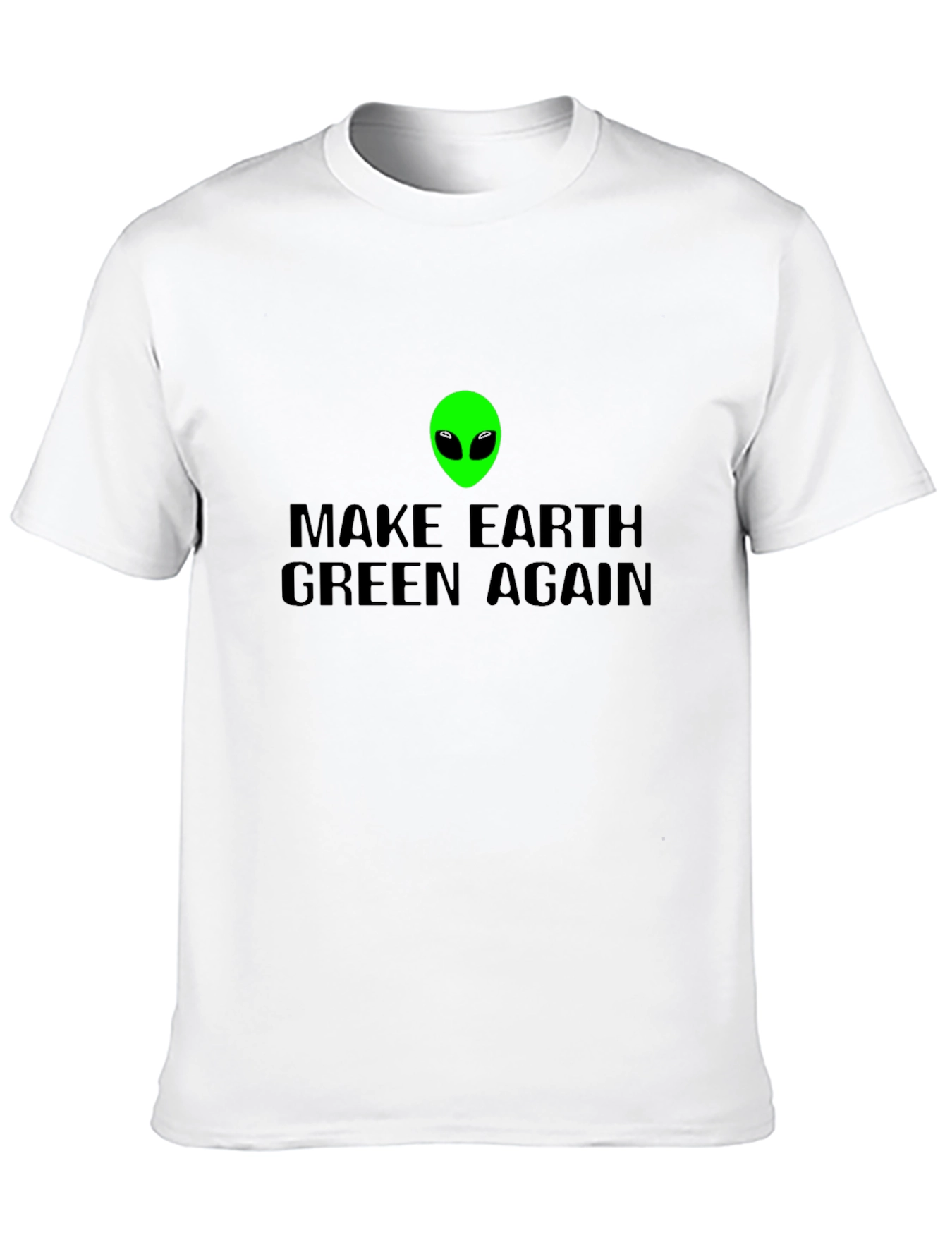 Black Make Earth Green Again T-Shirt view 10
