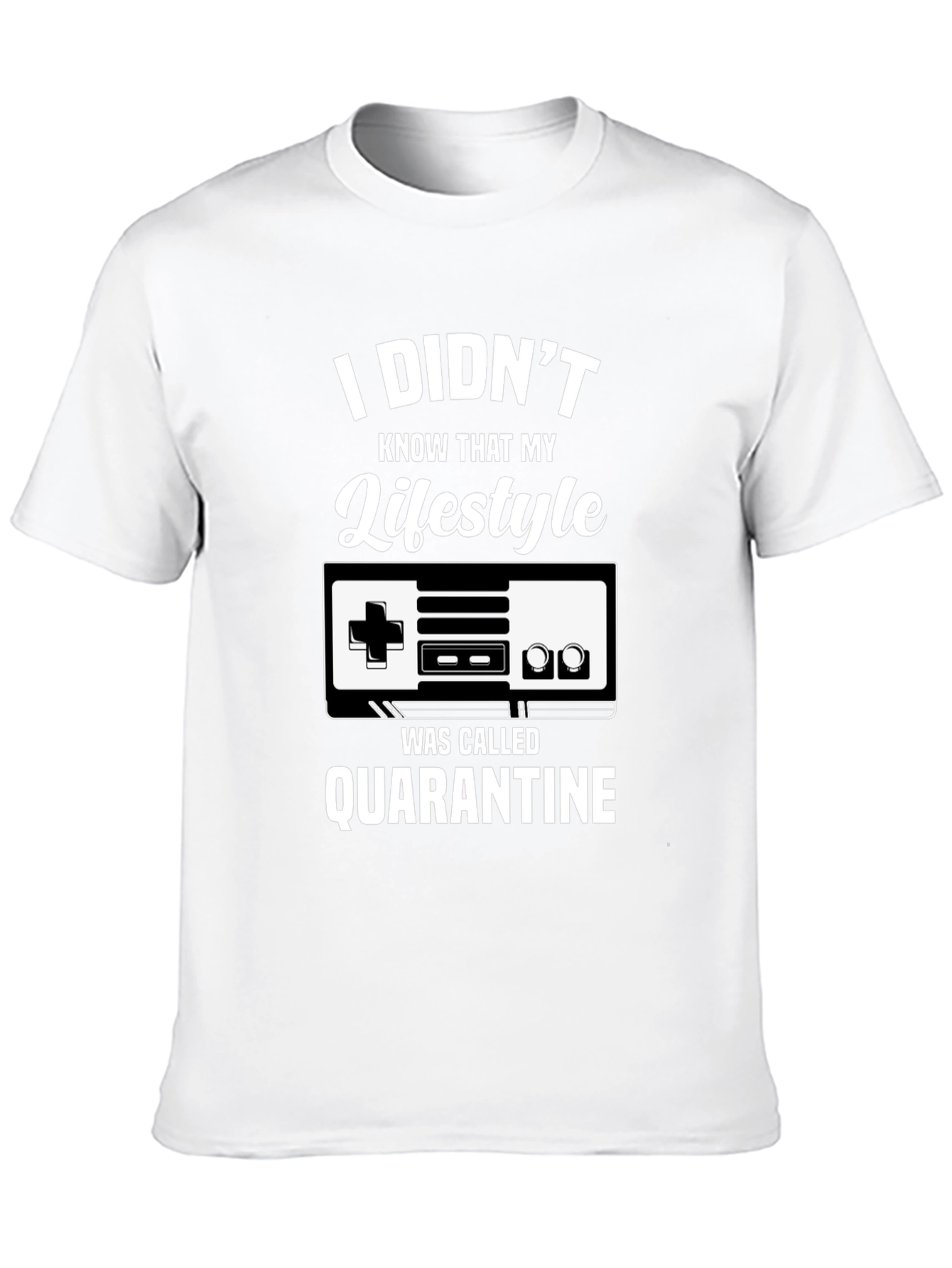 Black I Didn't Know Quarantine Lifestyle T-Shirt view 10