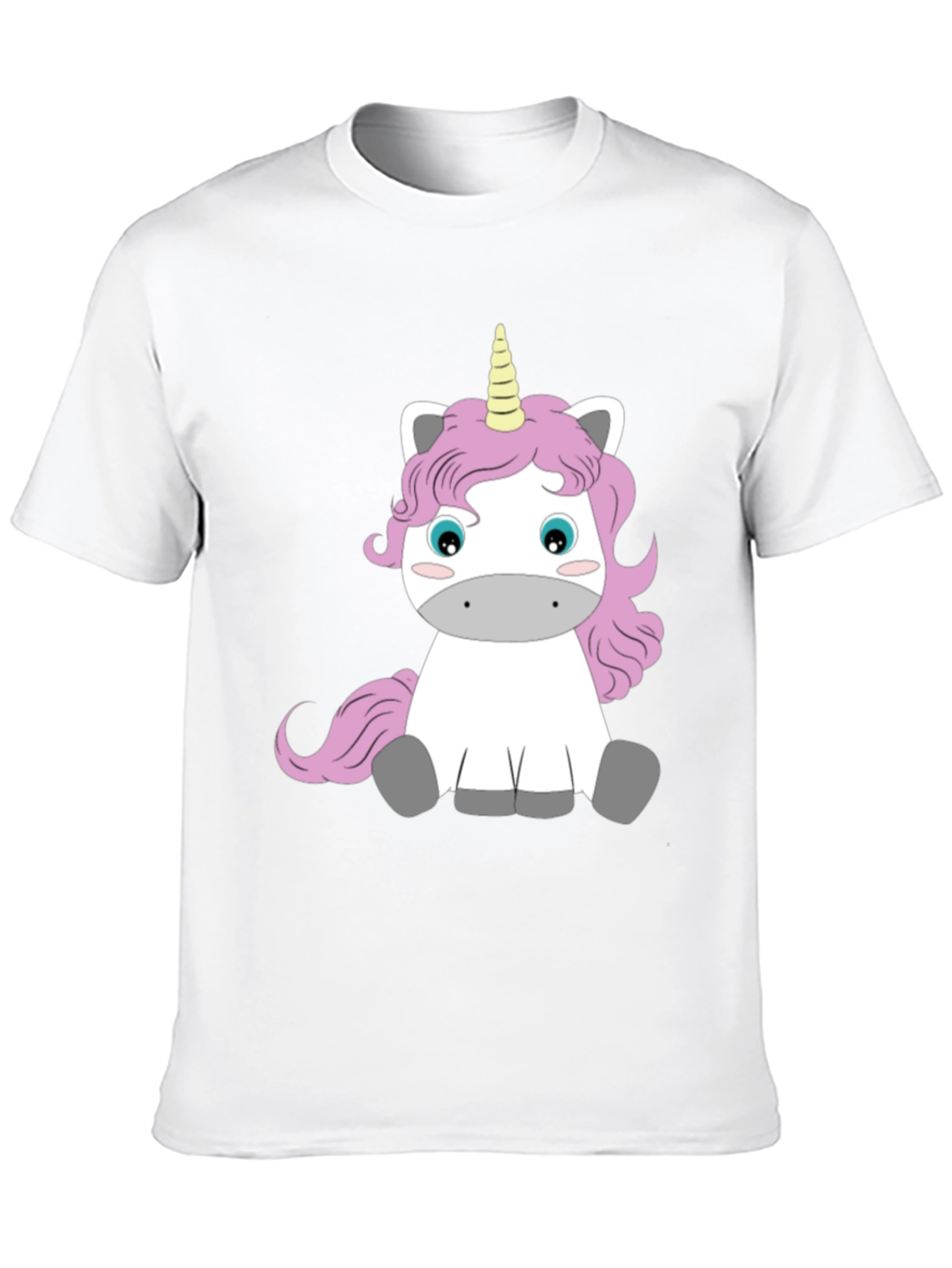 Black Unicorn Graphic Tee - Black Cotton Blend view 10