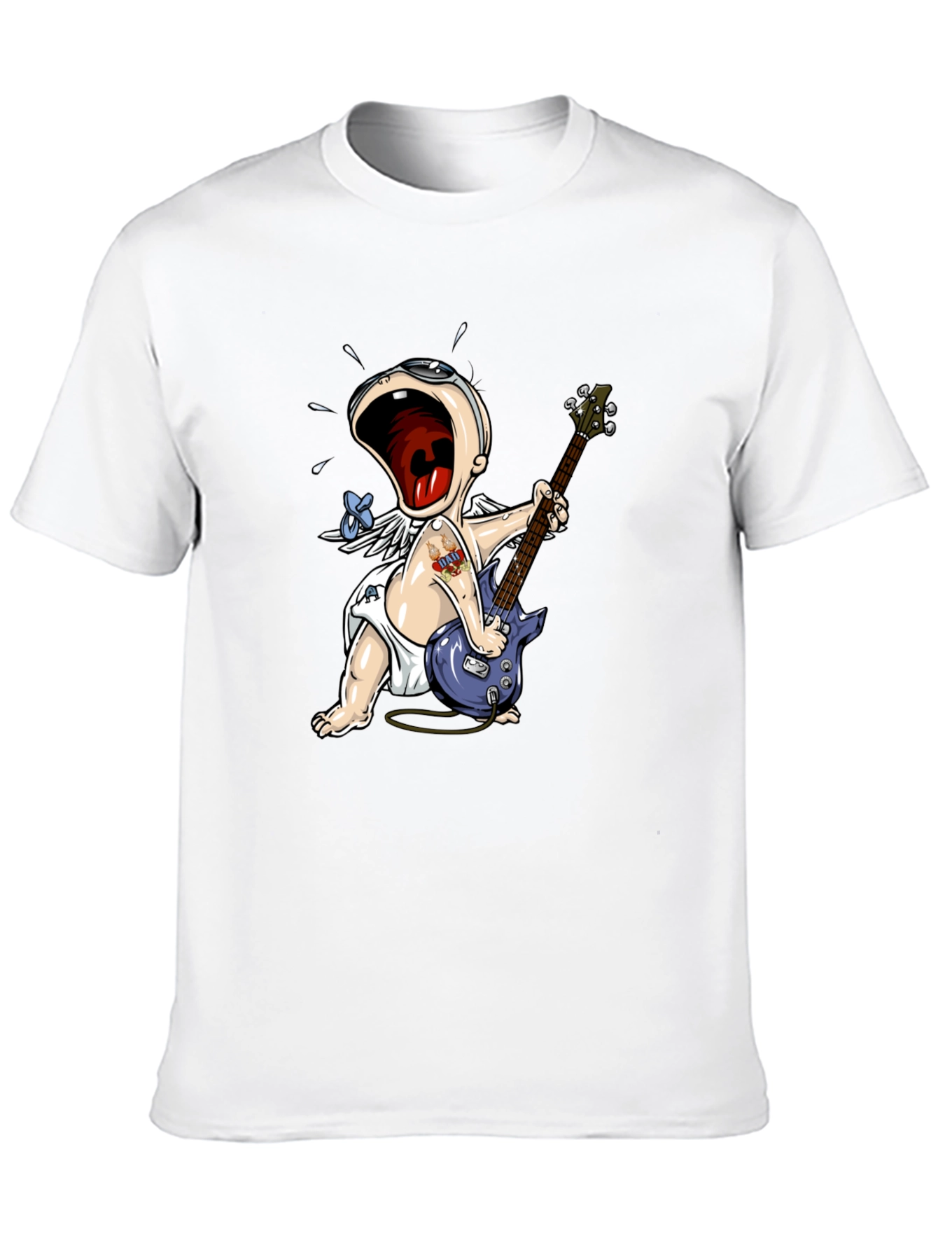 Black Rockin' Baby Graphic Tee view 10