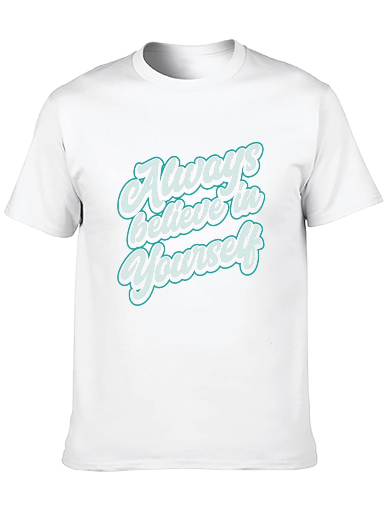 Black Believe in Yourself T-Shirt - Motivational Tee view 10