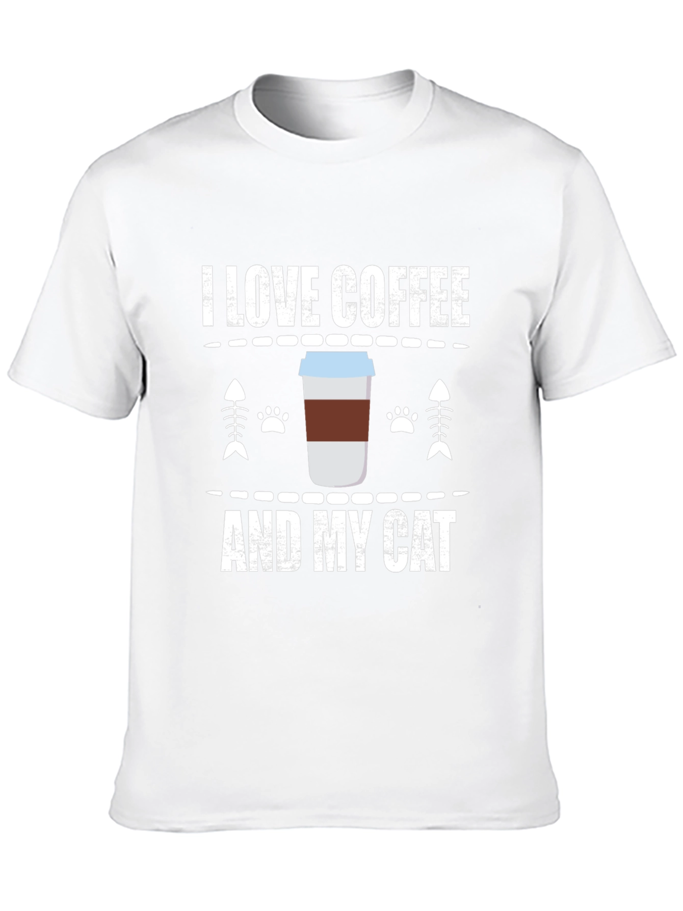 Black Coffee & Cat Lover T-Shirt view 10