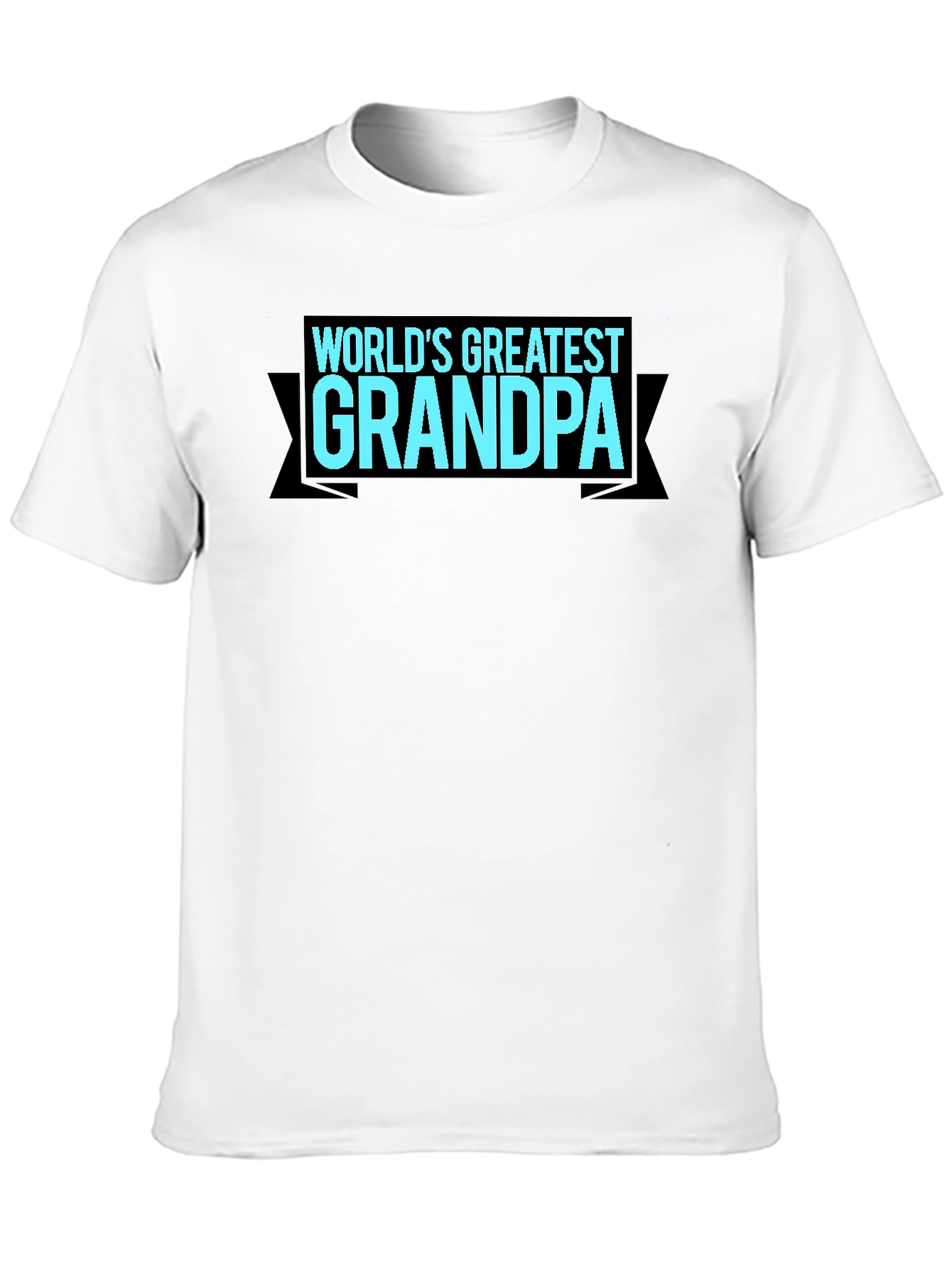 Black World's Greatest Grandpa T-Shirt - Black view 10