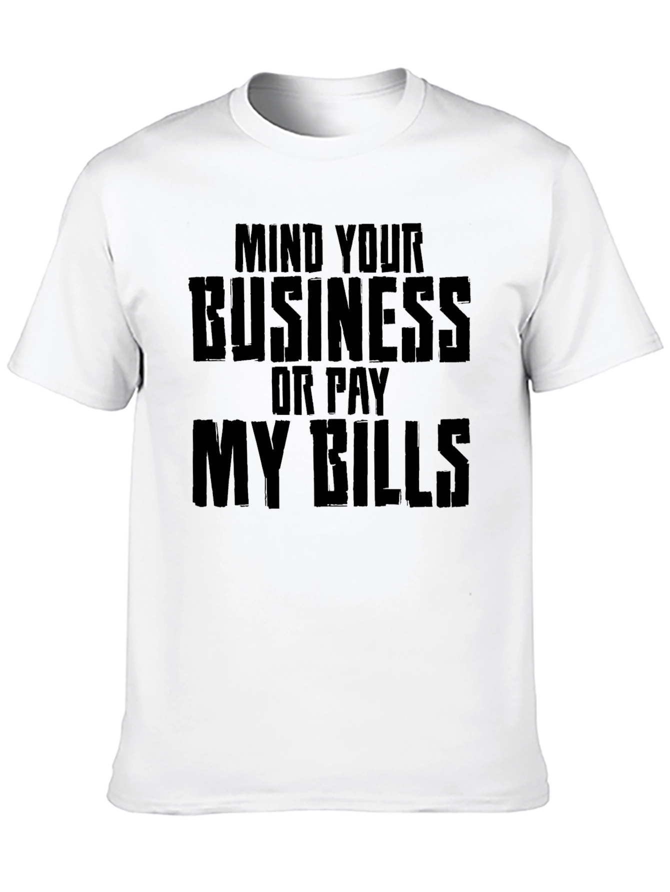 Black Mind Your Business Graphic Tee view 10