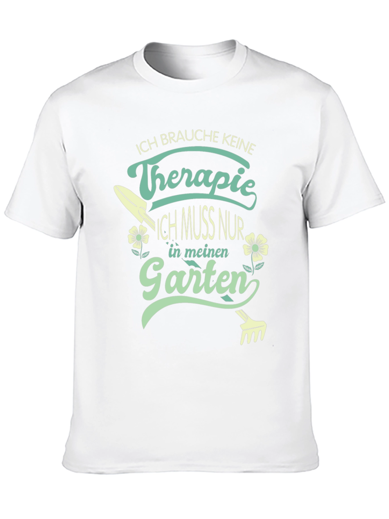Black Therapie Garten T-Shirt: Gardening is My Therapy view 10