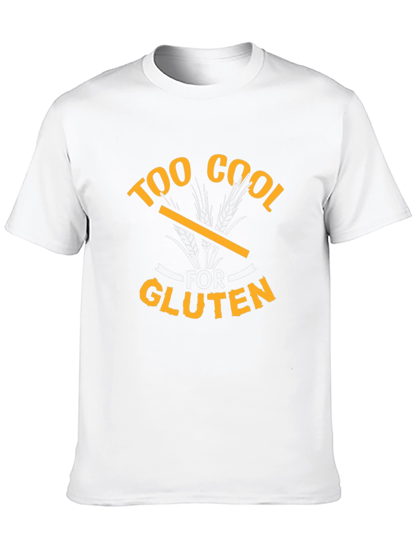 Black Too Cool For Gluten Graphic Tee - Black view 10