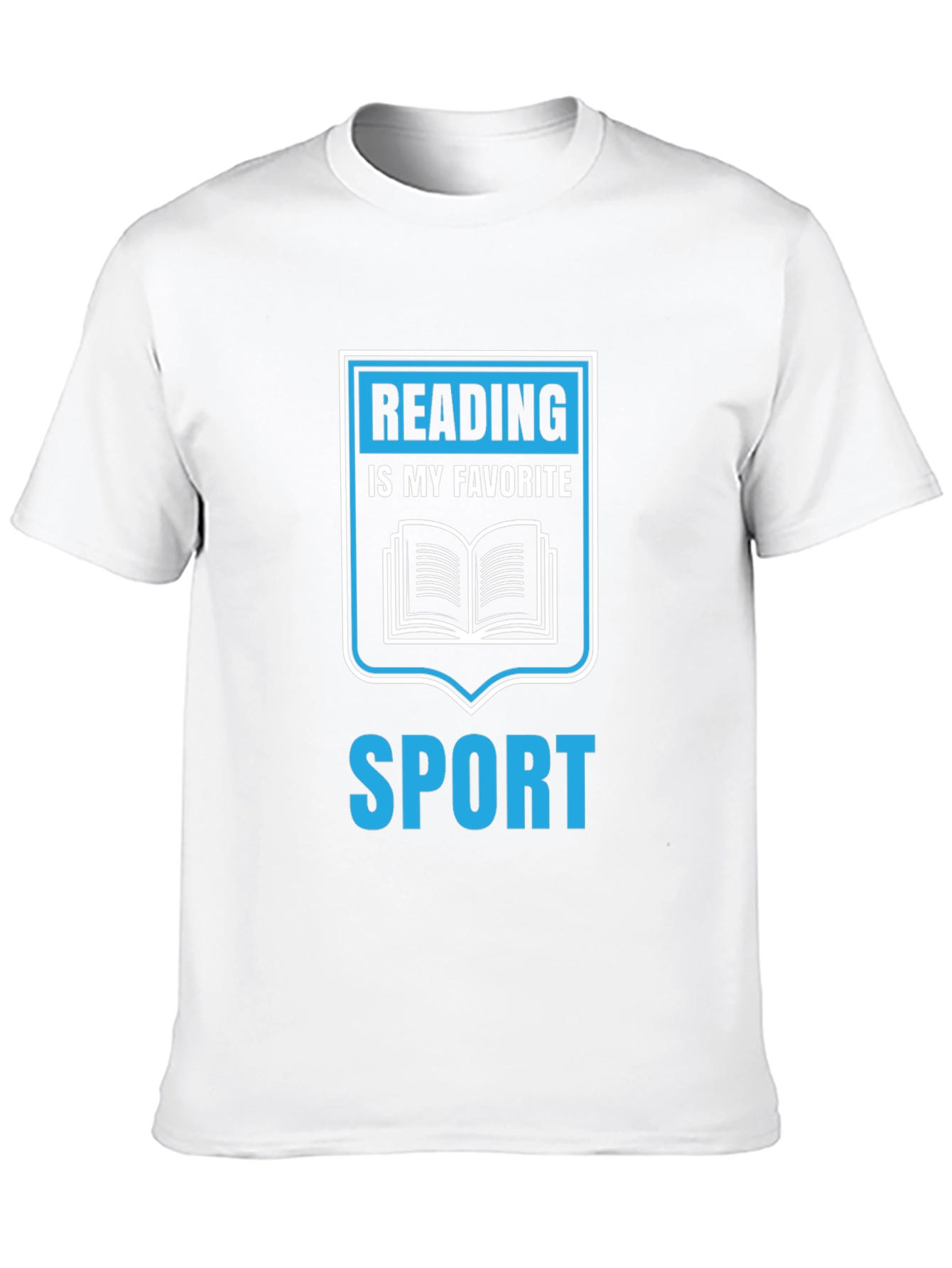 Black Reading is My Favorite Sport Black T-Shirt view 10