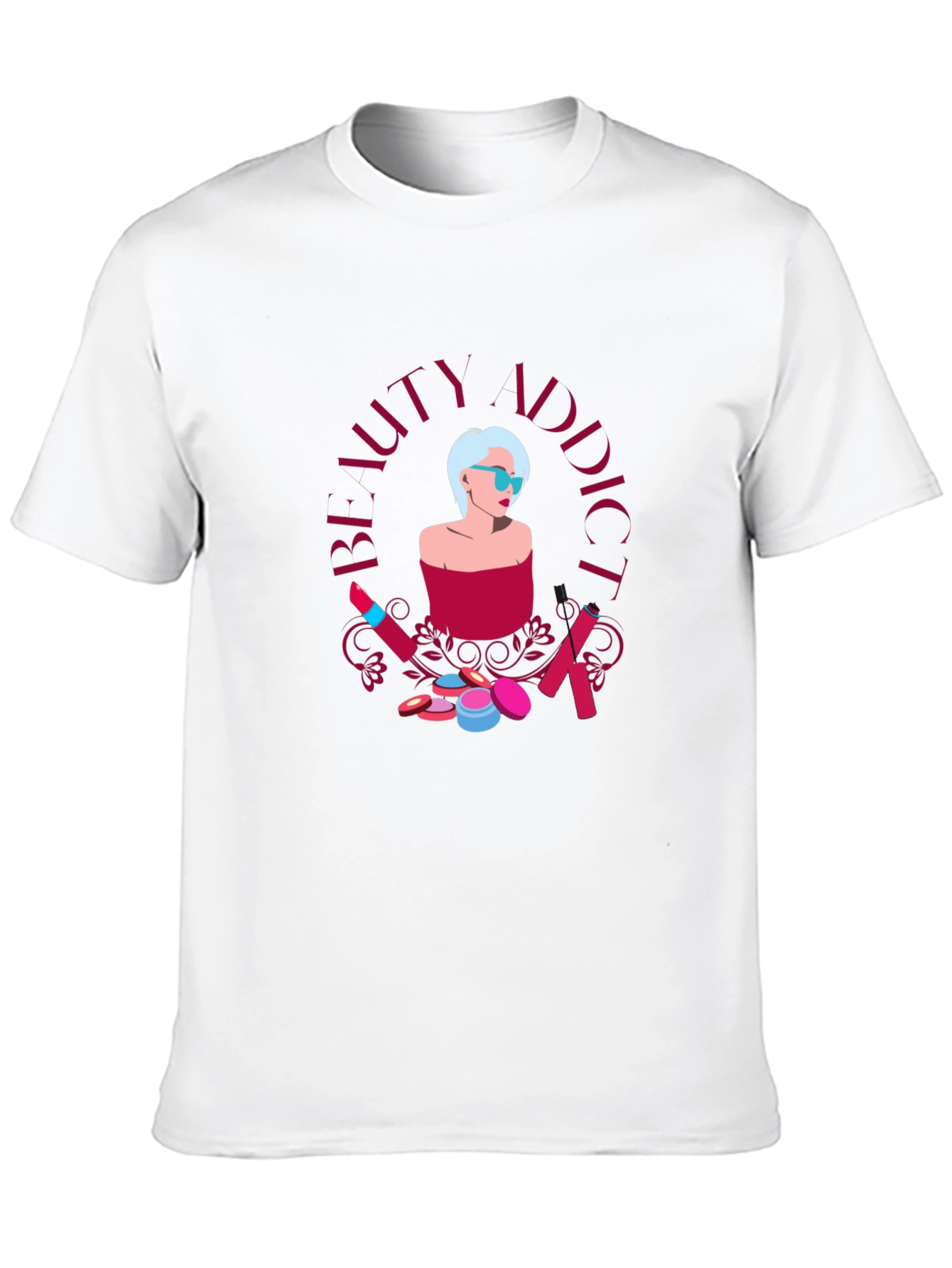 Black Beauty Addict Graphic T-Shirt - Stylish Unisex Tee view 10