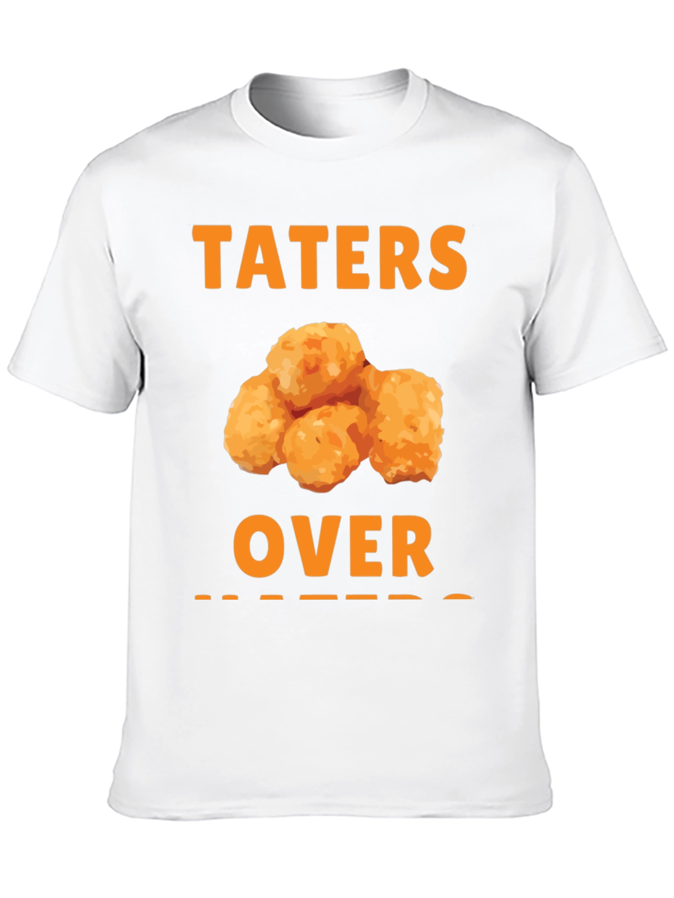 Black Taters Over Haters Funny T-Shirt view 10
