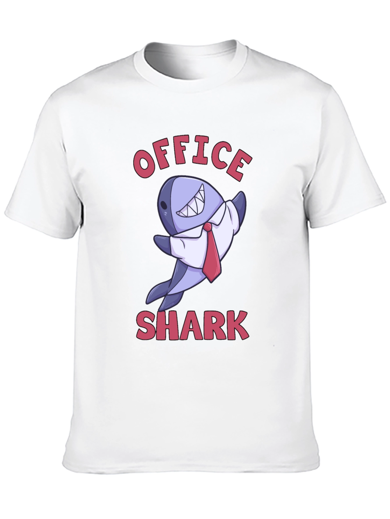 Black Office Shark Graphic T-Shirt - Funny & Unique! view 10