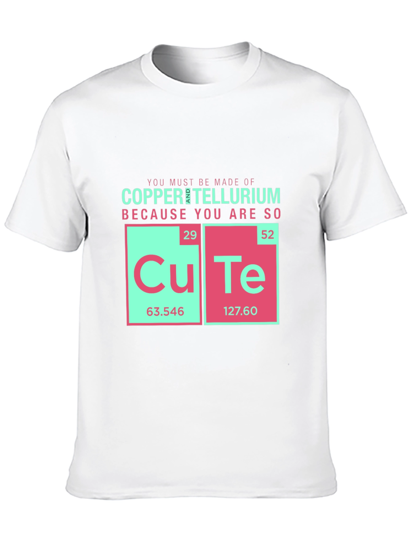 Black CuTe Chemistry T-Shirt - Funny Science Tee view 10