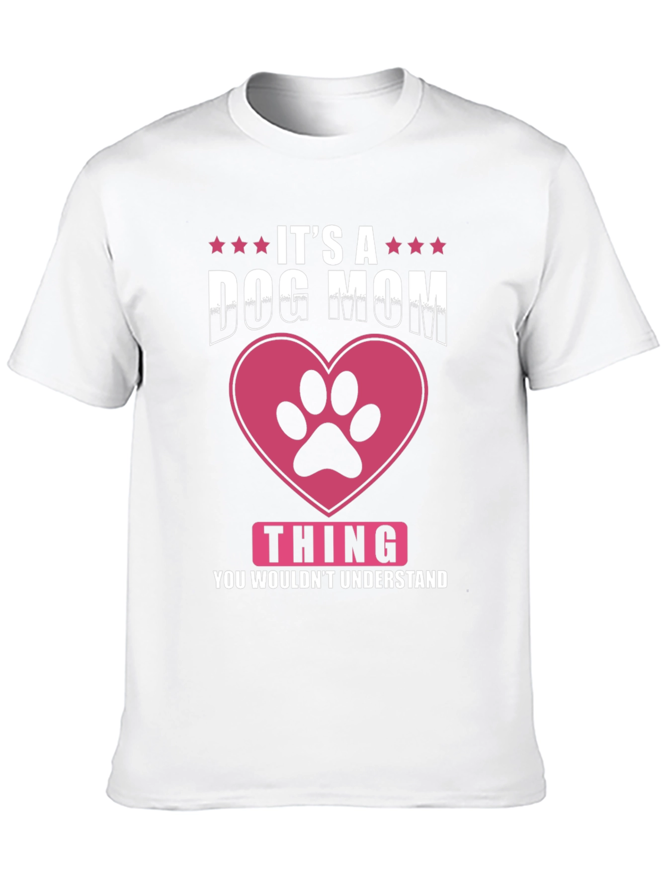 Black Dog Mom T-Shirt - It's a Dog Mom Thing view 10