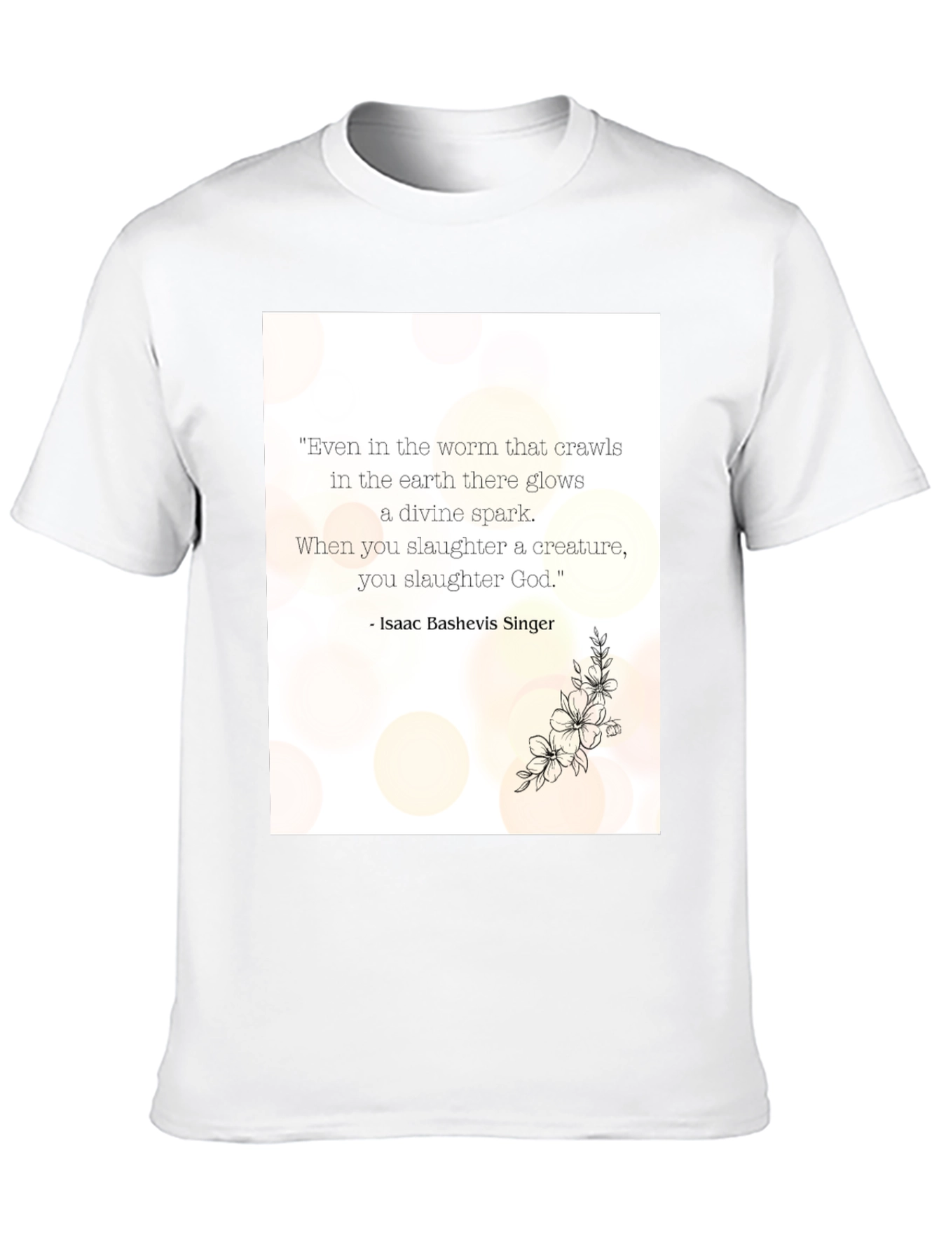 Black Philosophical Quote Graphic Tee - Unisex Black T-Shirt view 10