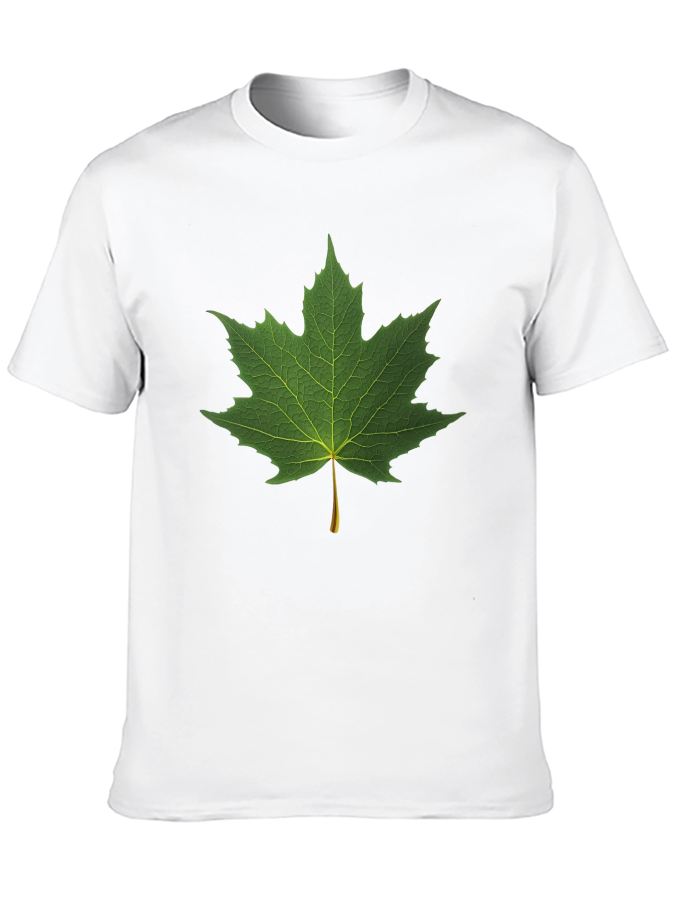 Black Maple Leaf Graphic Black T-Shirt view 10