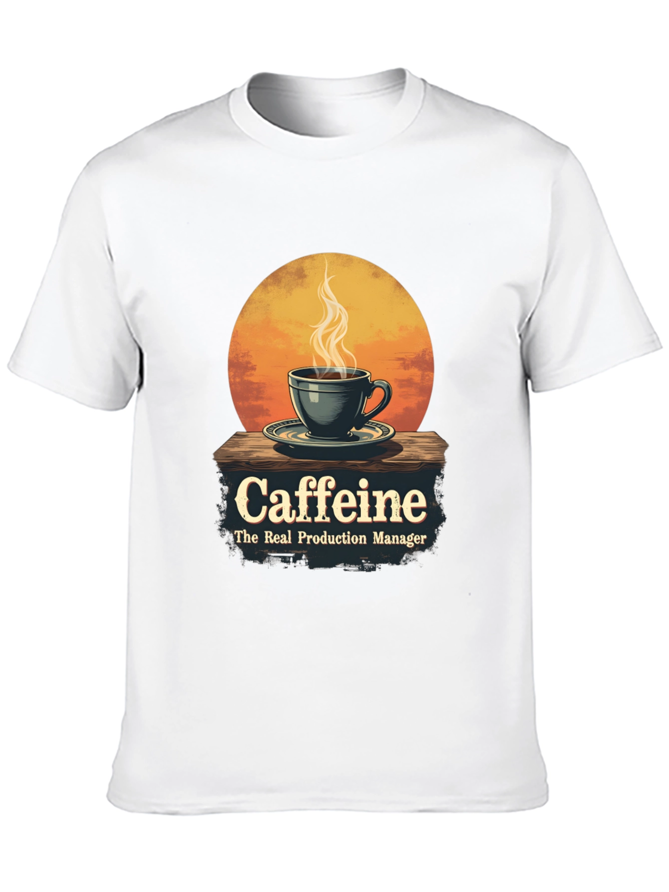 Black Caffeine: The Real Production Manager T-Shirt view 10