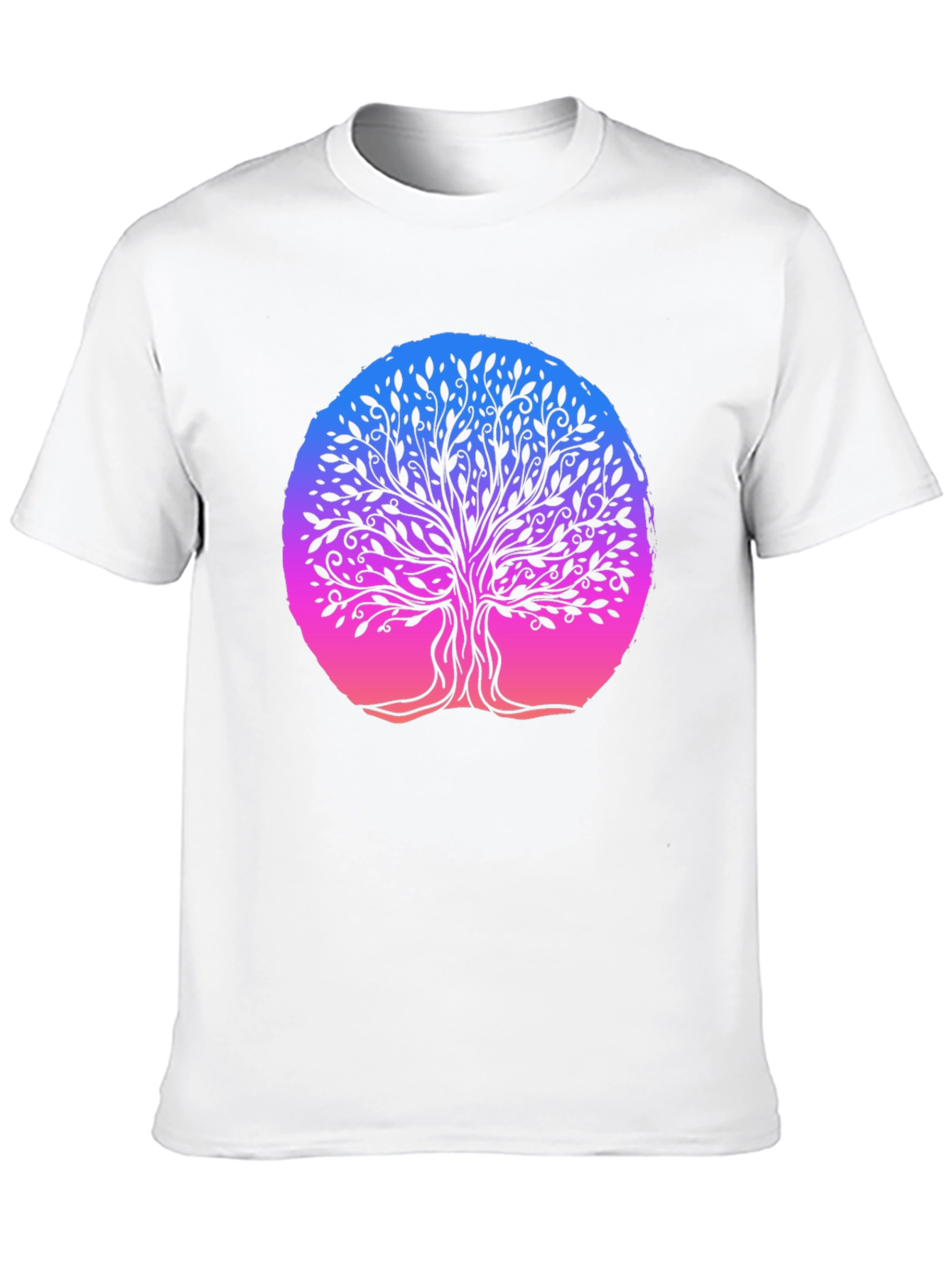 Black Tree of Life Graphic Tee - Black Cotton Blend view 10
