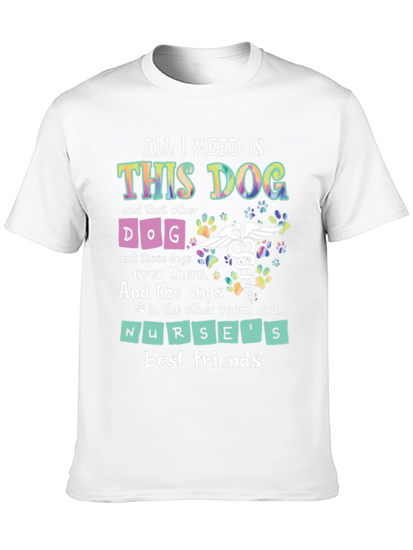 Black All I Need Is This Dog T-Shirt view 10