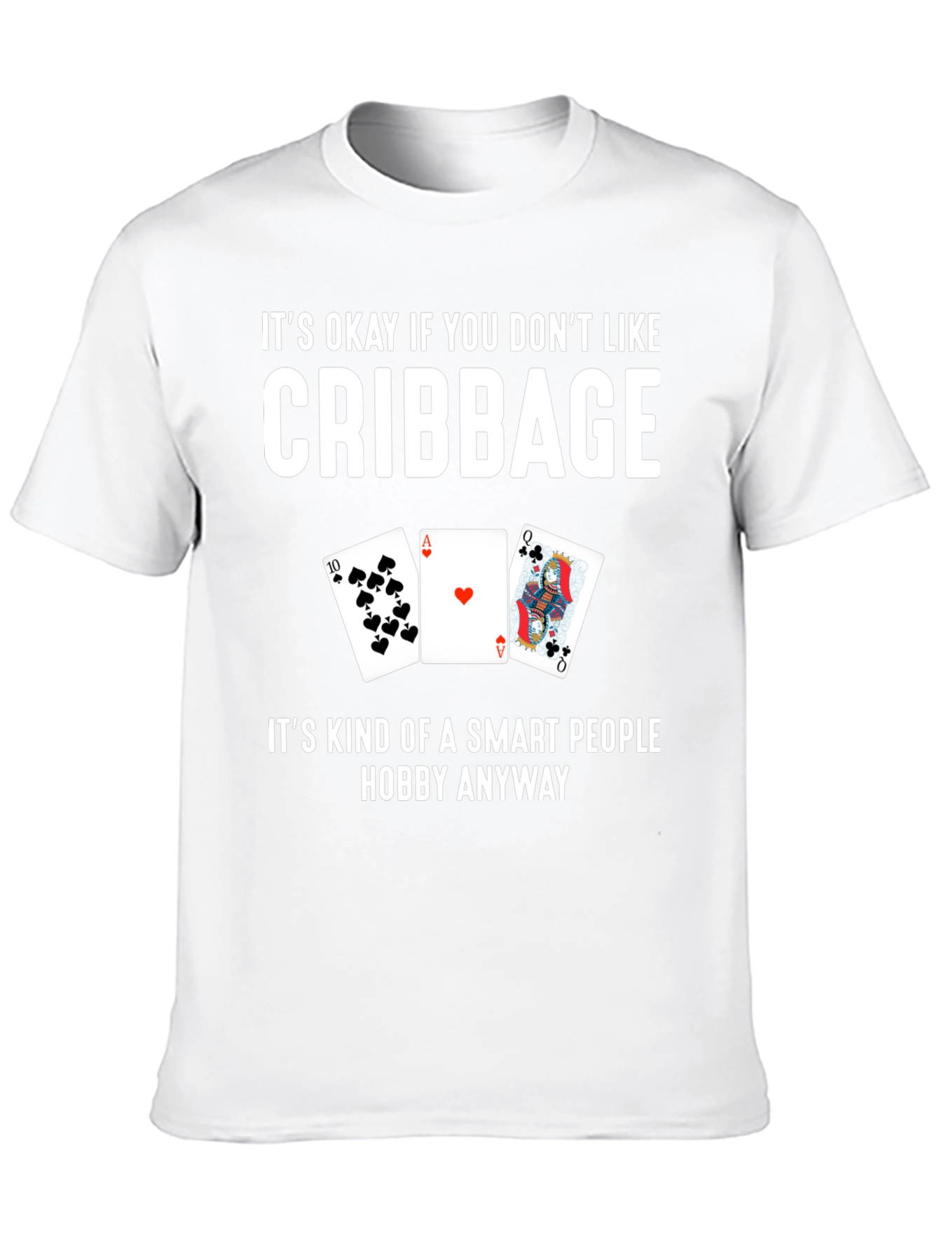 Black Cribbage Smart People Hobby Graphic Tee view 10