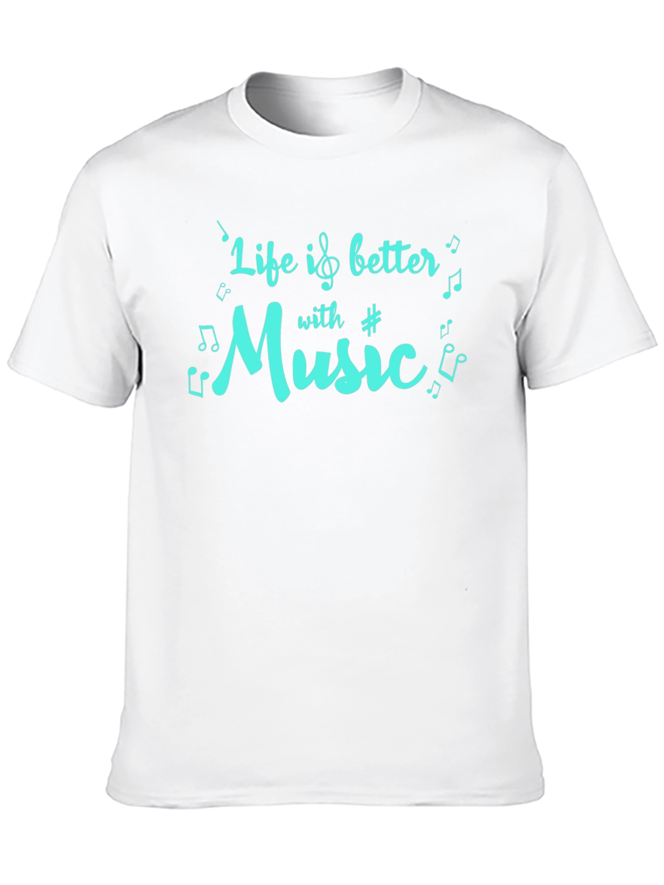 Black Life is Better with Music T-Shirt view 10