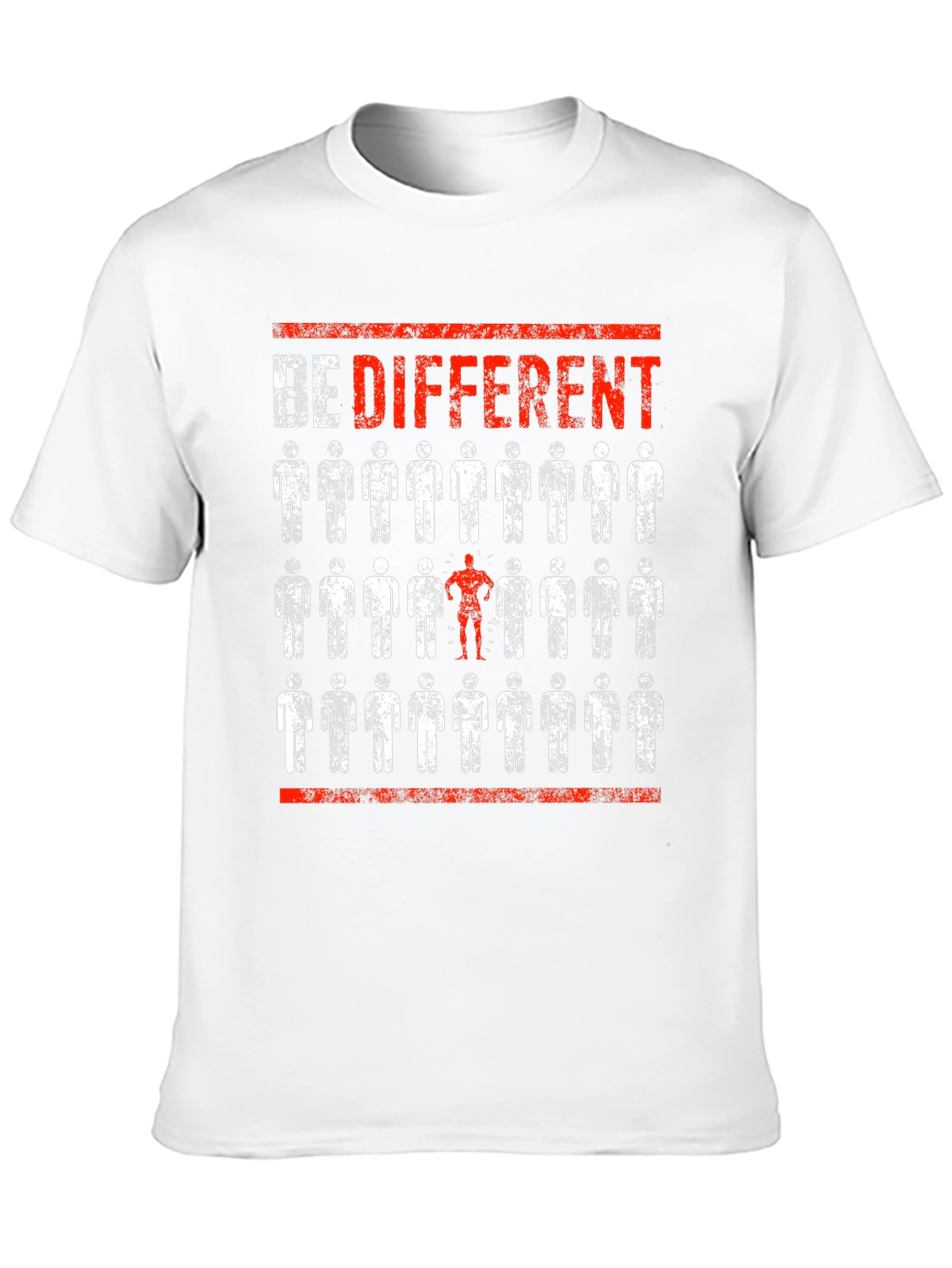 Black Be Different Graphic T-Shirt view 10
