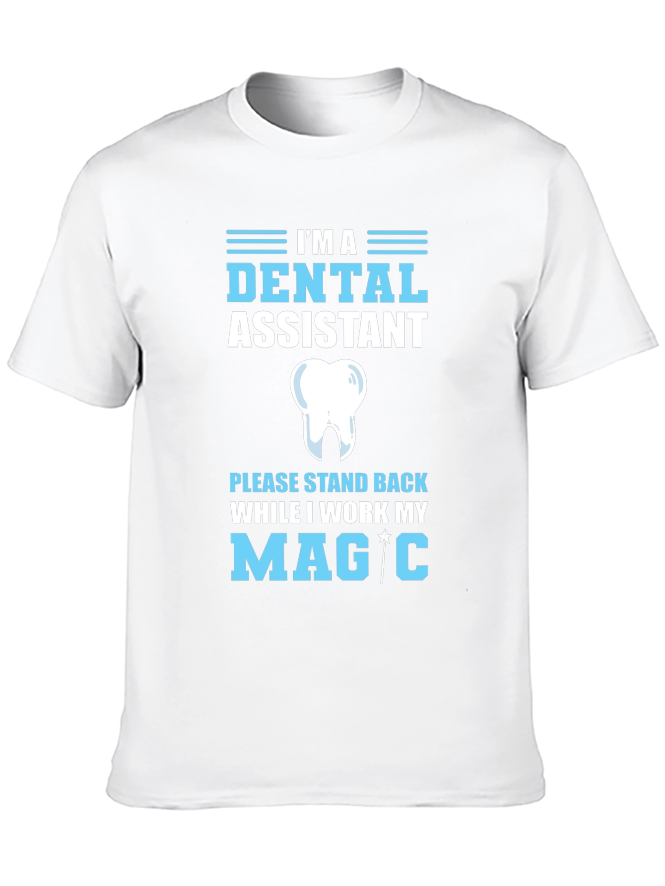 Black Dental Assistant Magic T-Shirt view 10