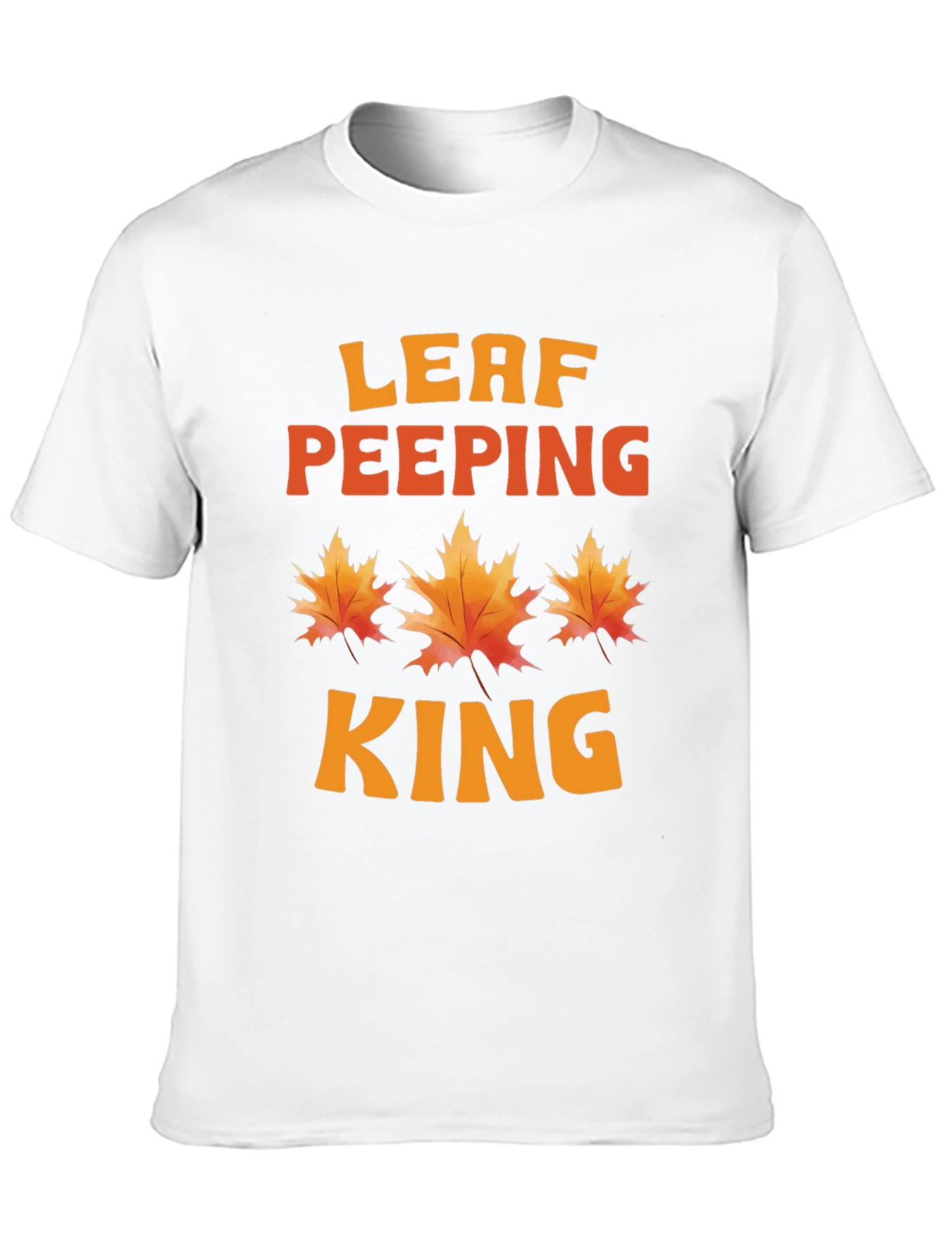 Leaf Peeping King T-Shirt - Autumn Season - 10