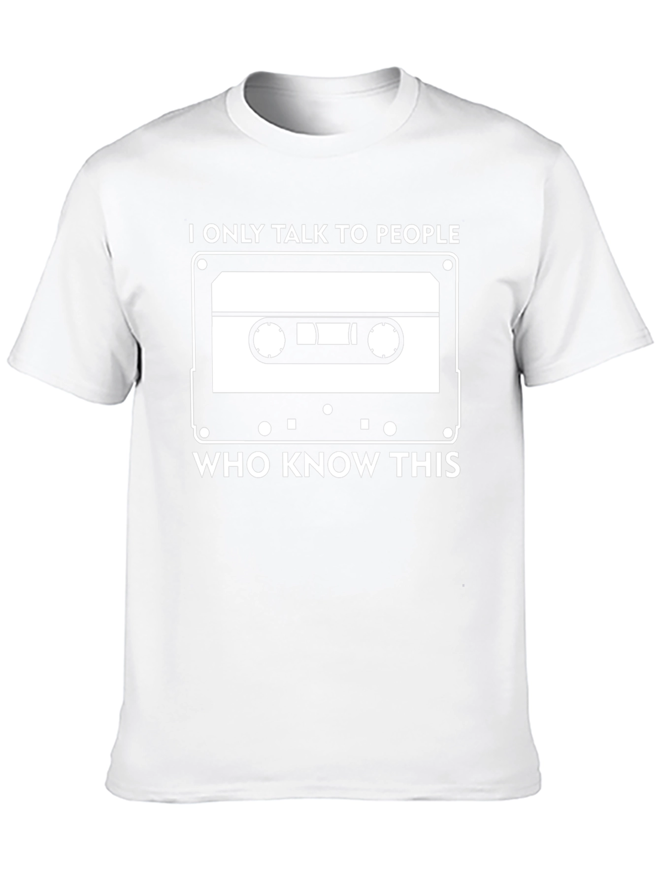 Black Retro Cassette Tape T-Shirt - Music Lover Tee view 10