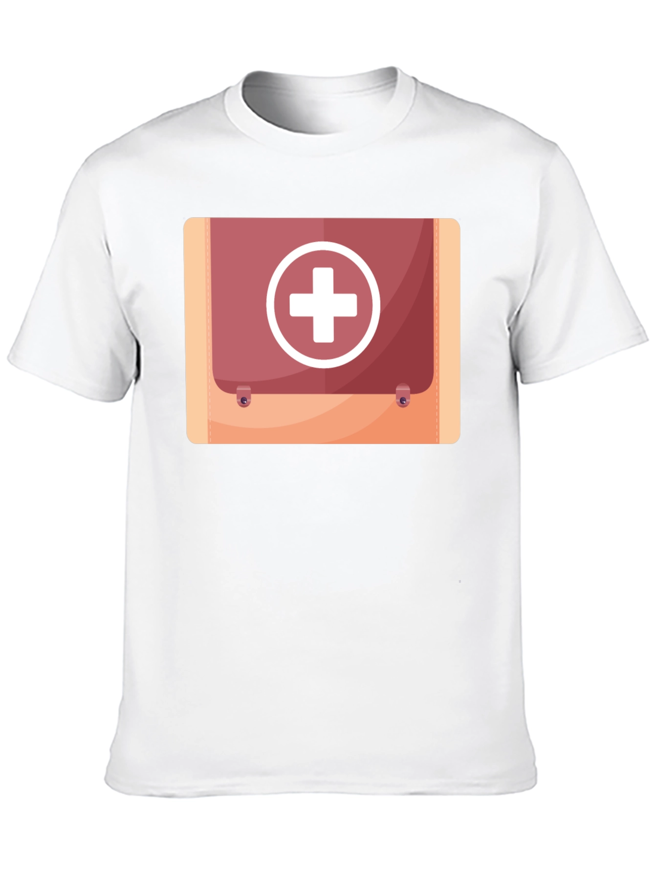 Black First Aid Kit Graphic Black Tee view 10