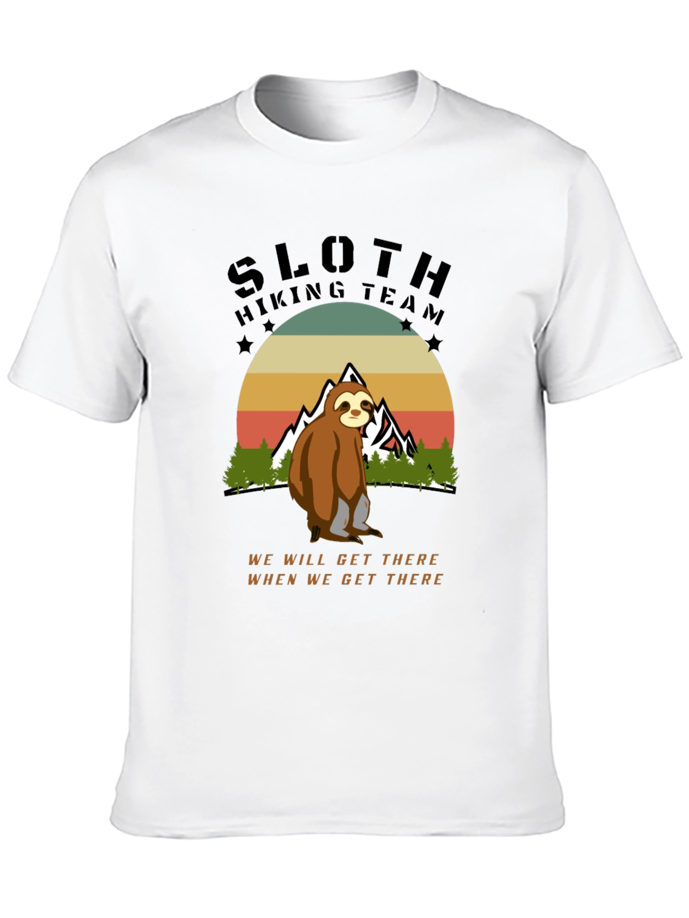 Black Sloth Hiking Team Tee view 10