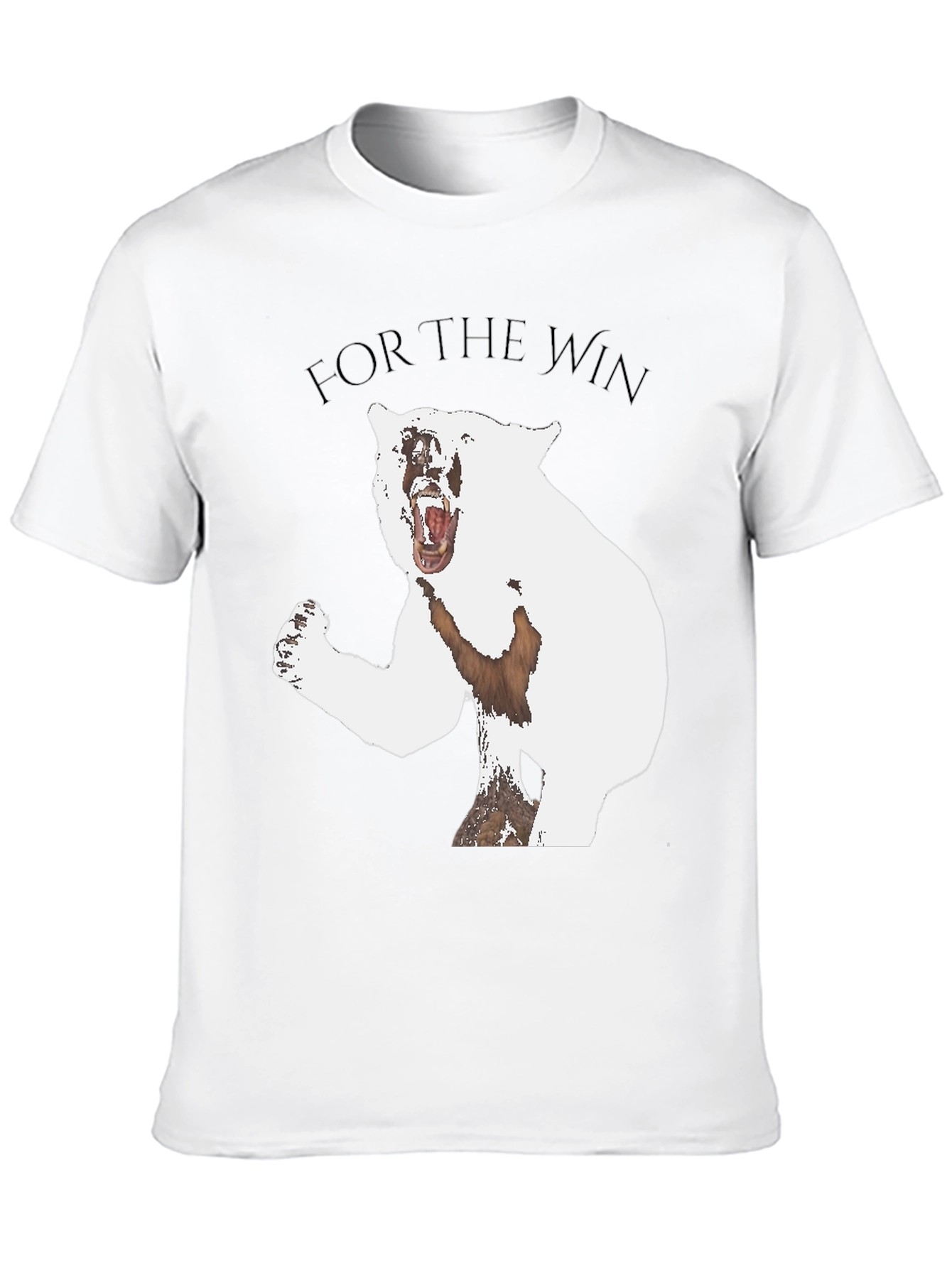 Black For The Win Bear Graphic Tee - Black view 10