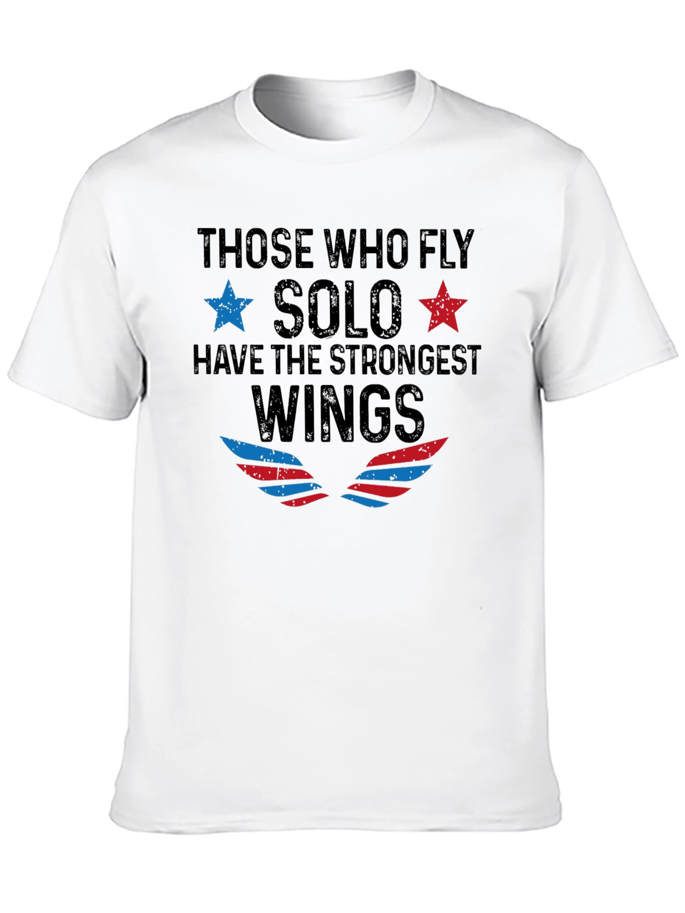 Black Strongest Wings Solo T-Shirt view 10
