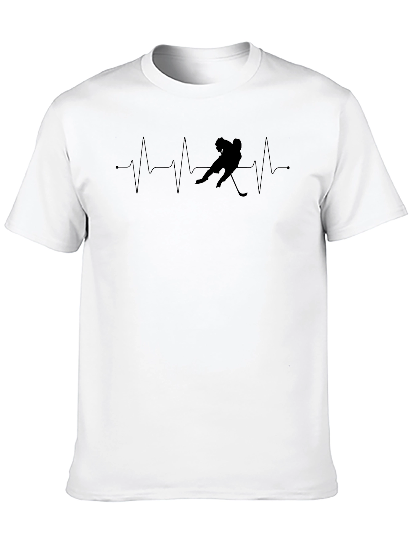 Hockey Heartbeat T-Shirt - Sport Fan Tee - 10